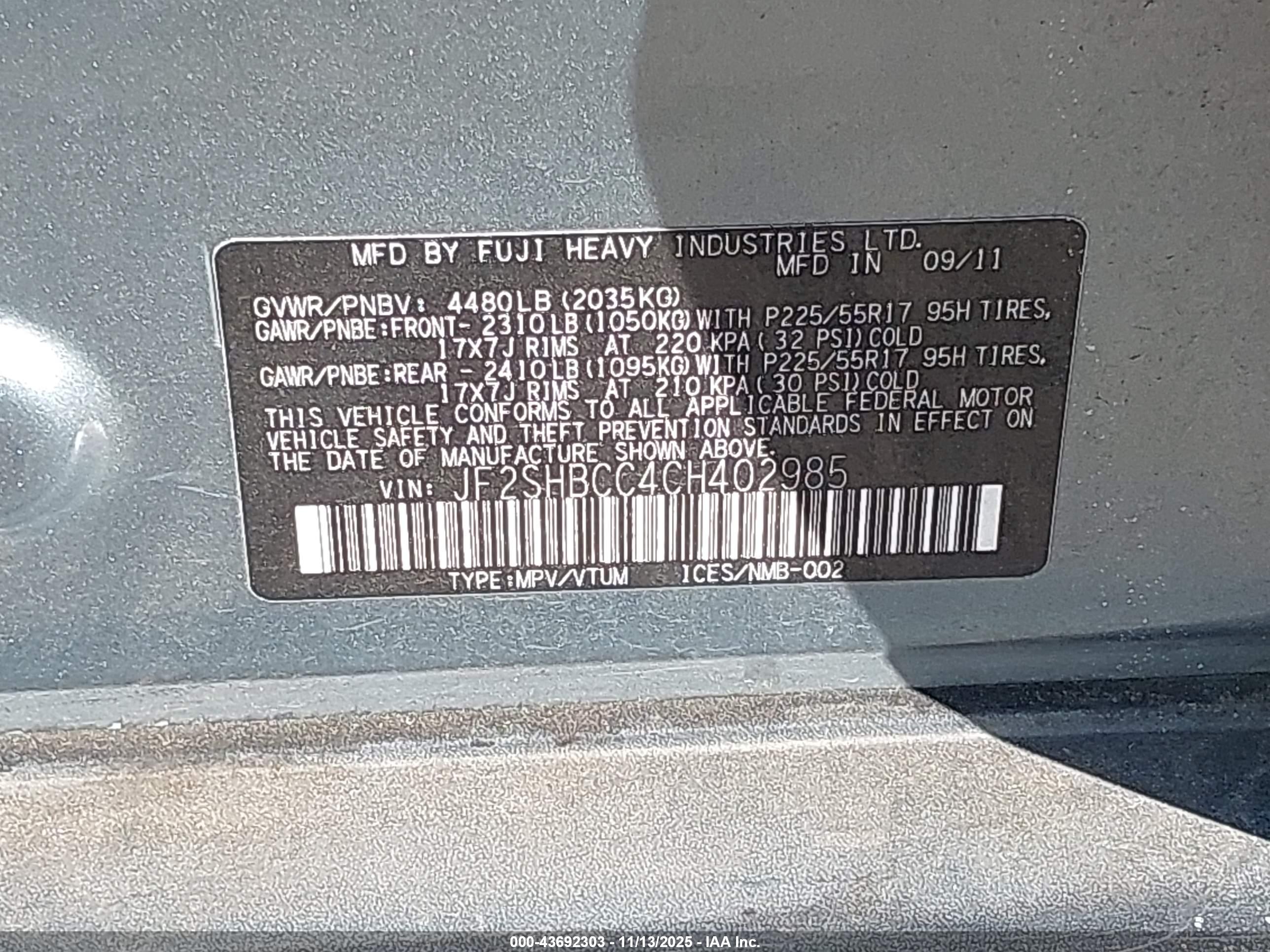 SUBARU FORESTER image 9