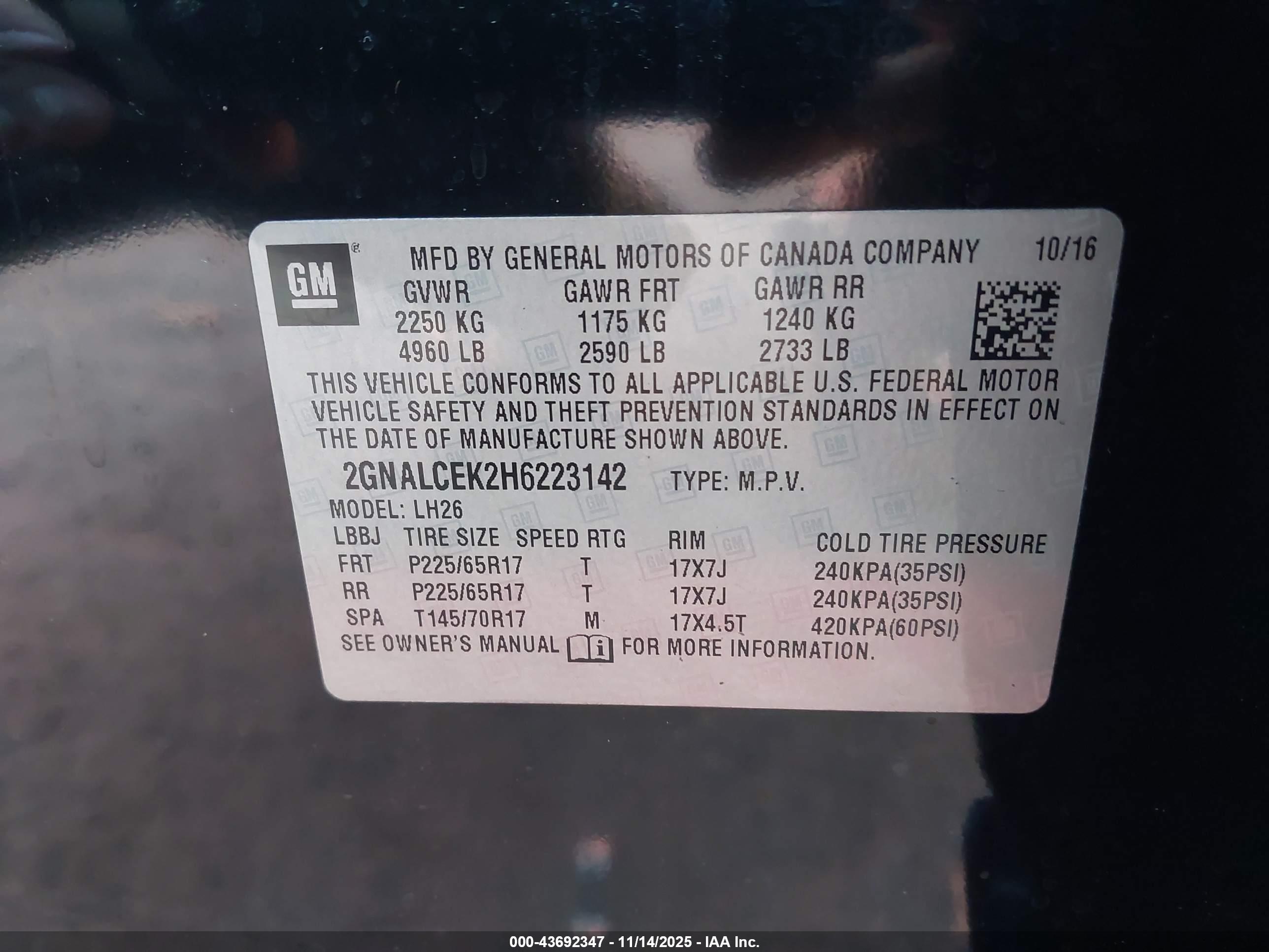 CHEVROLET EQUINOX image 9