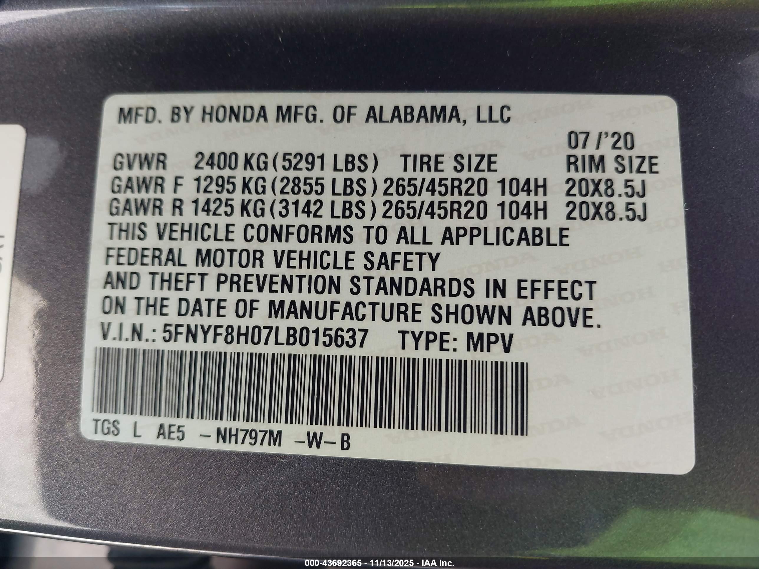 HONDA PASSPORT image 9