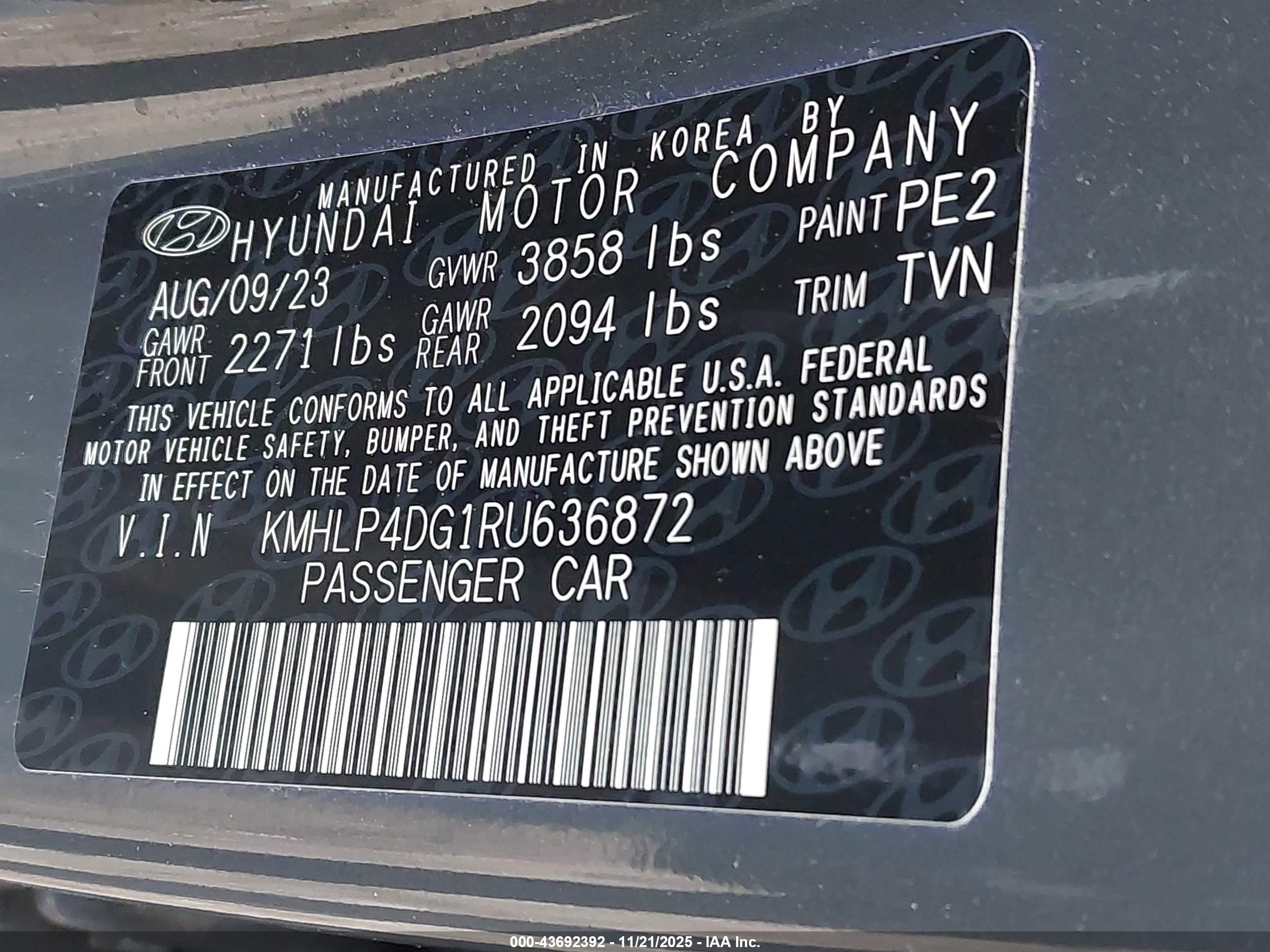HYUNDAI ELANTRA image 9