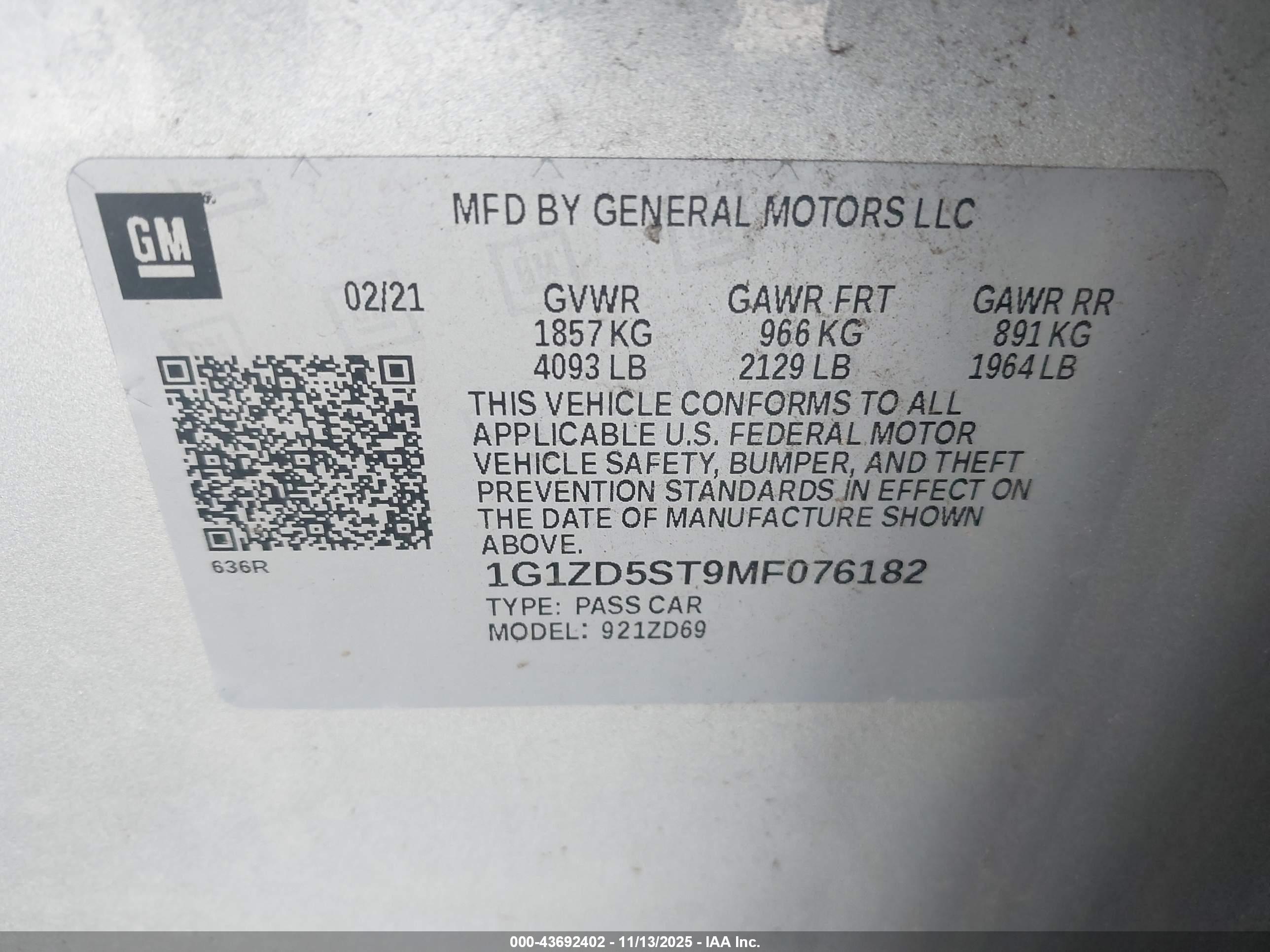 CHEVROLET MALIBU image 9