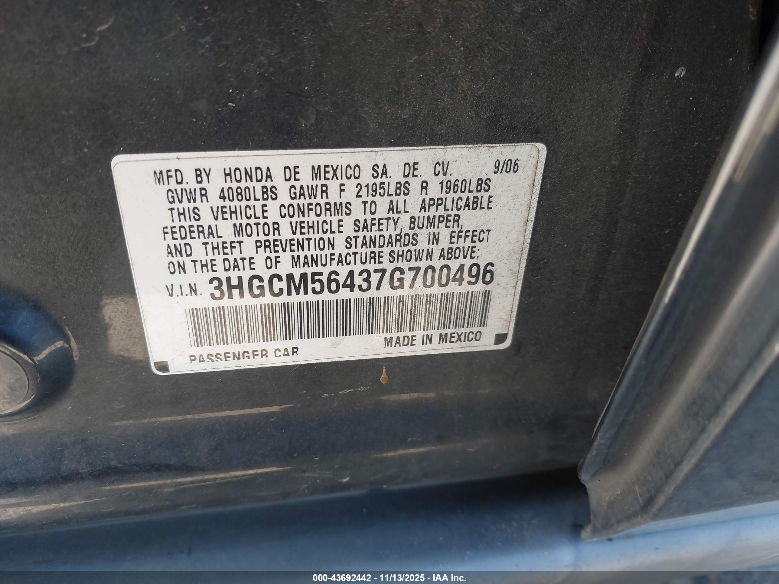 HONDA ACCORD image 9