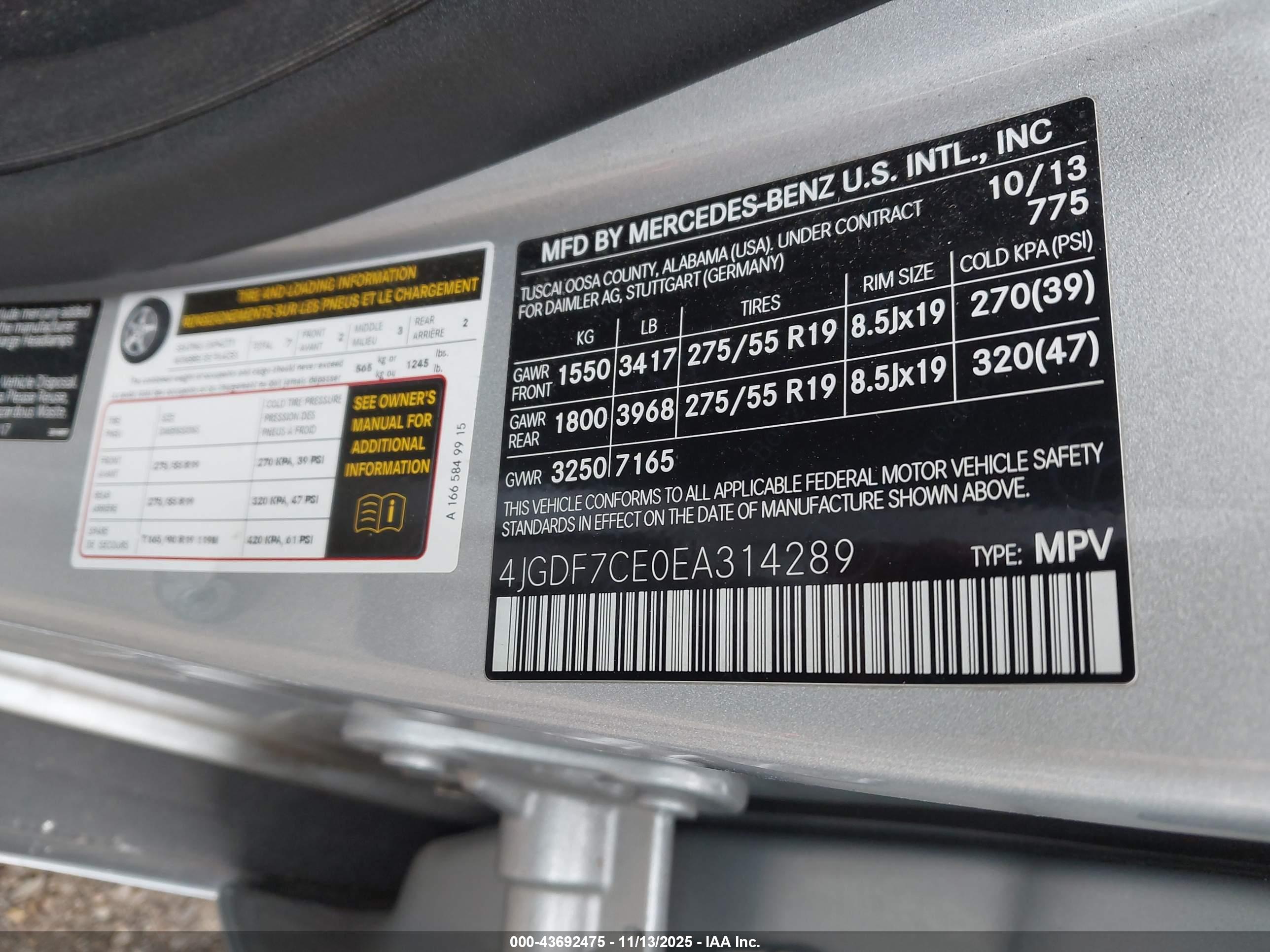 MERCEDES-BENZ GL image 9