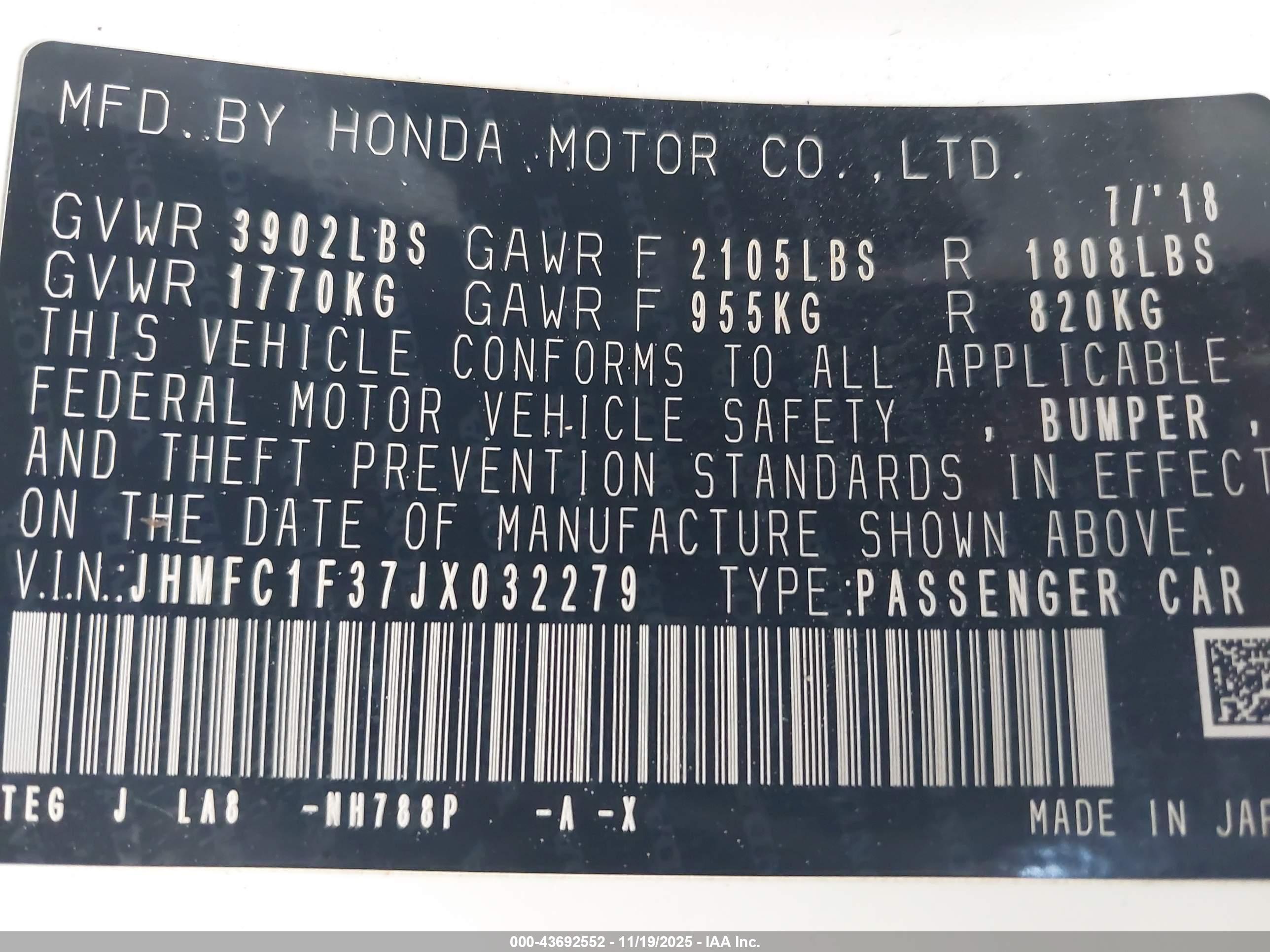 HONDA CIVIC image 9