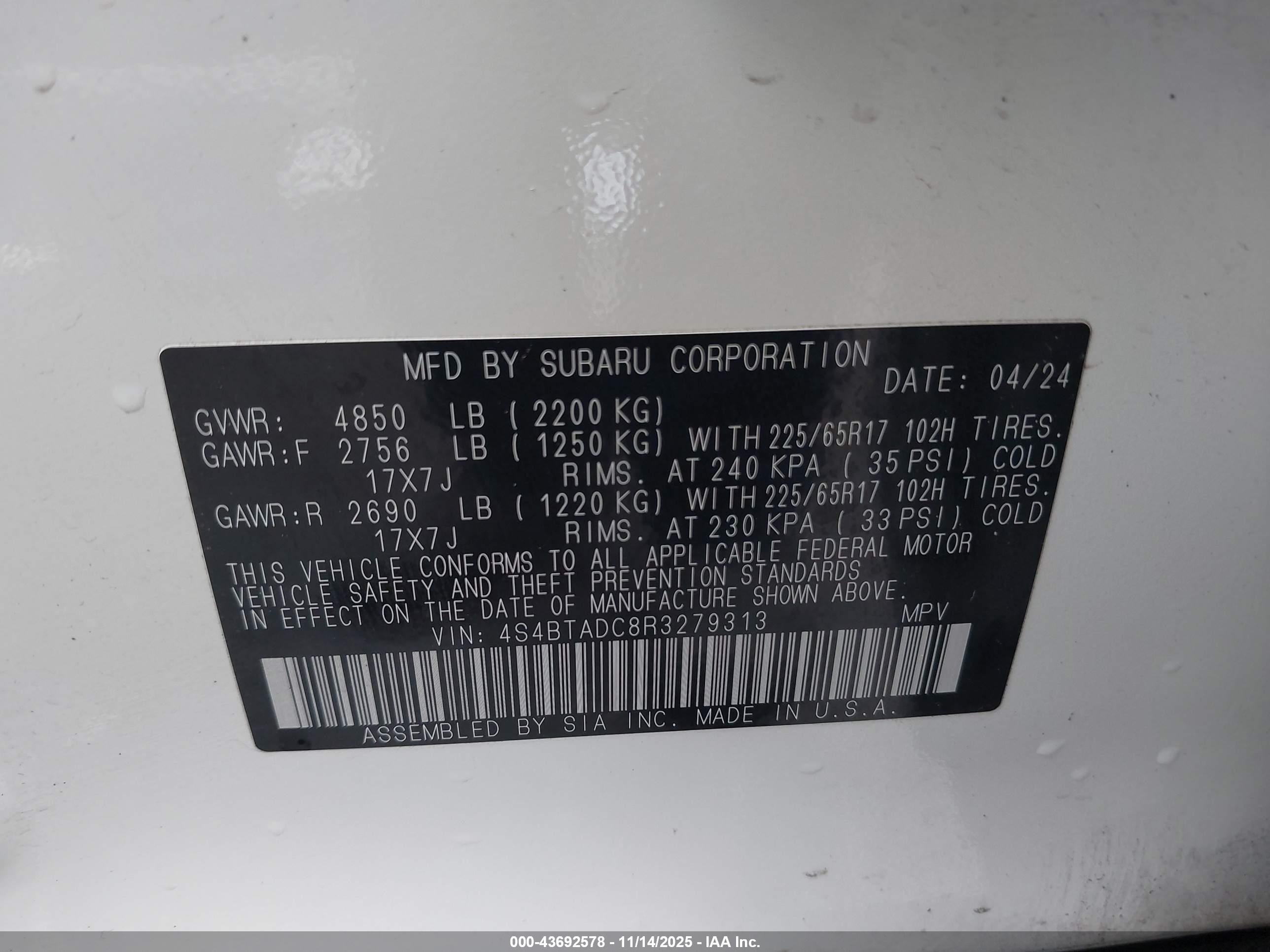SUBARU OUTBACK image 9