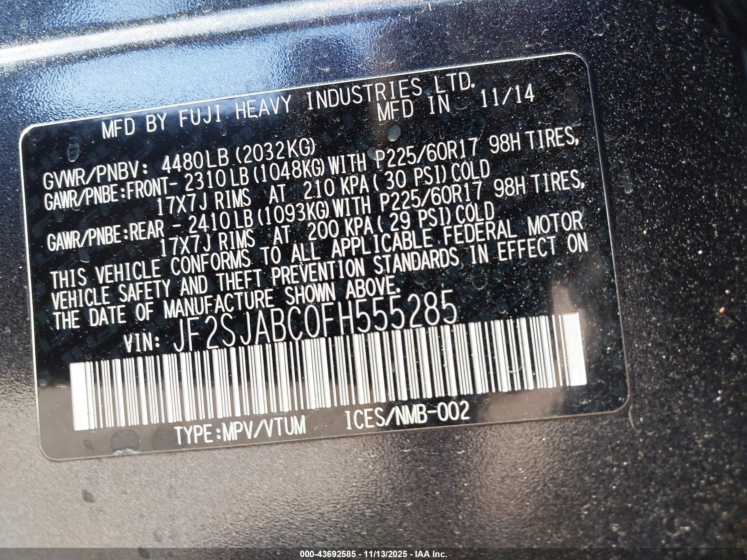 SUBARU FORESTER image 9