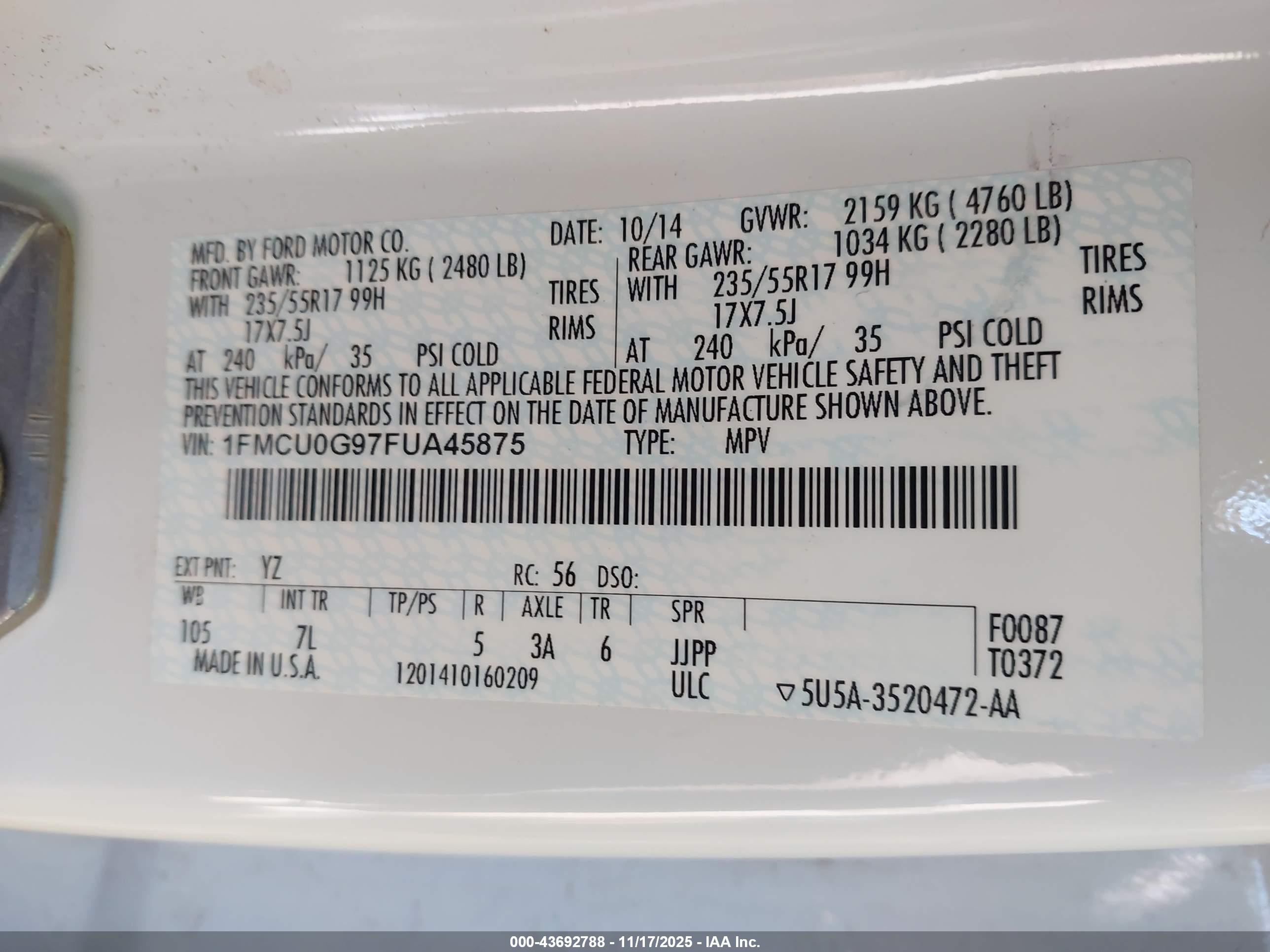 FORD ESCAPE image 9