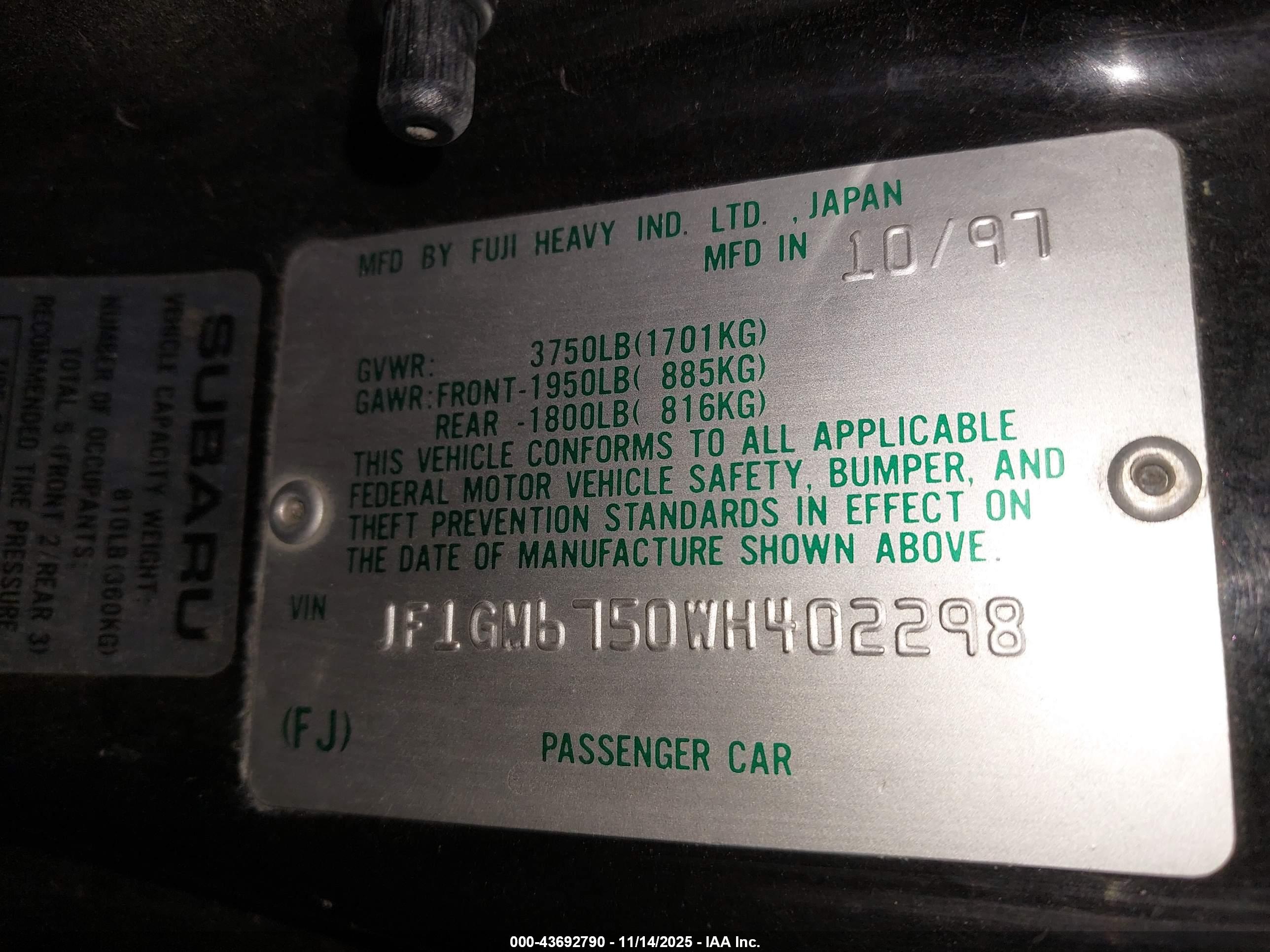 SUBARU IMPREZA image 9