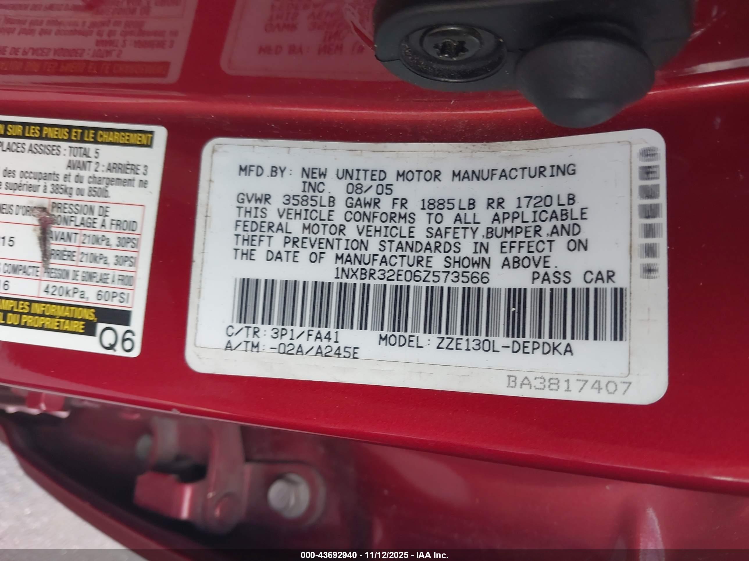 TOYOTA COROLLA image 9
