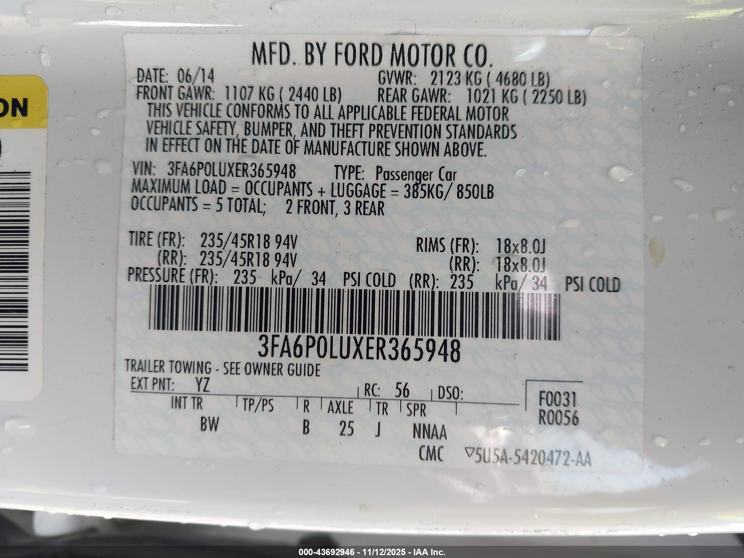 FORD FUSION image 9