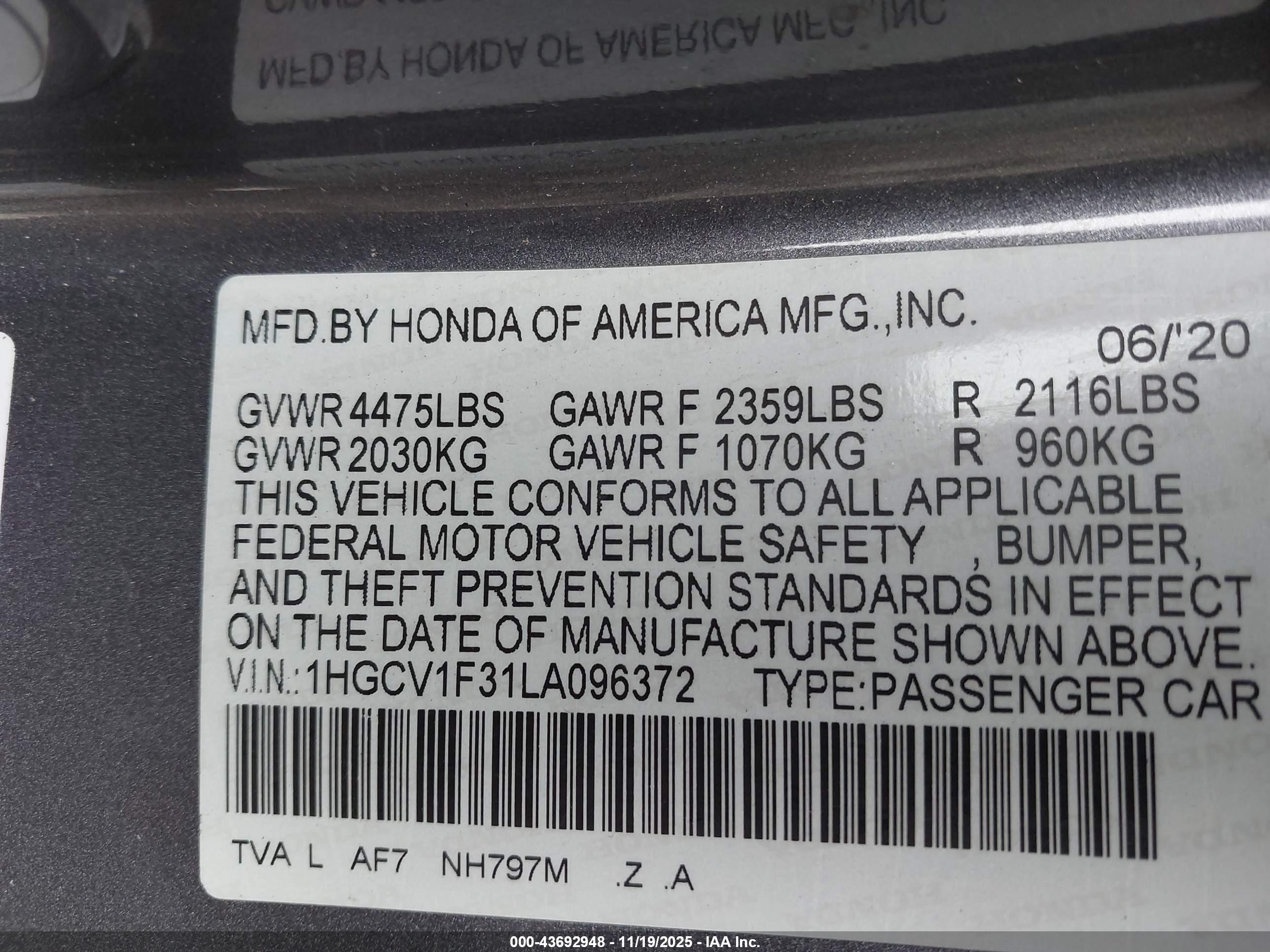 HONDA ACCORD image 9