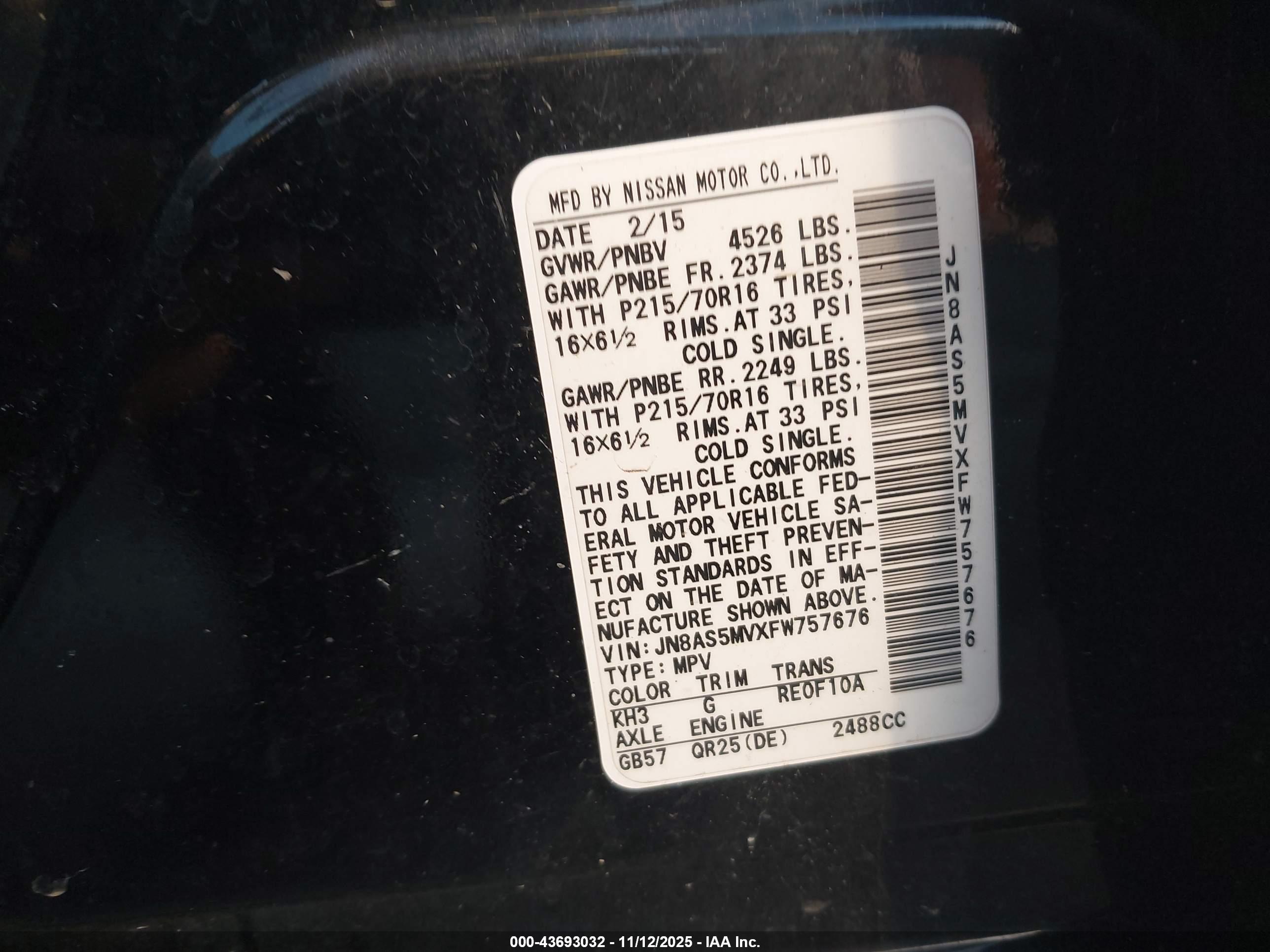 NISSAN ROGUE image 9