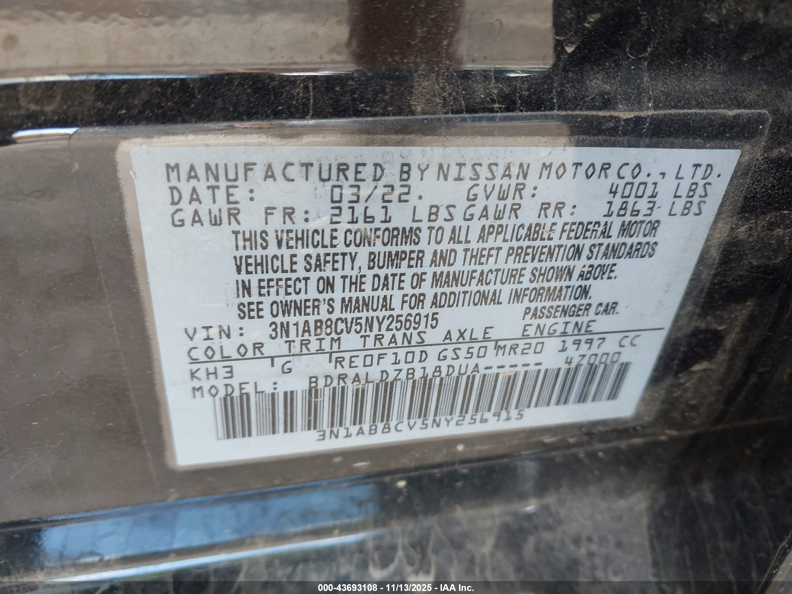 NISSAN SENTRA image 9
