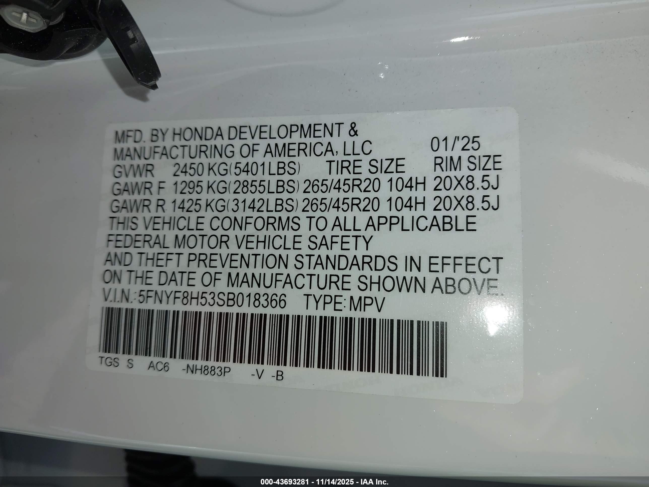 HONDA PASSPORT image 9