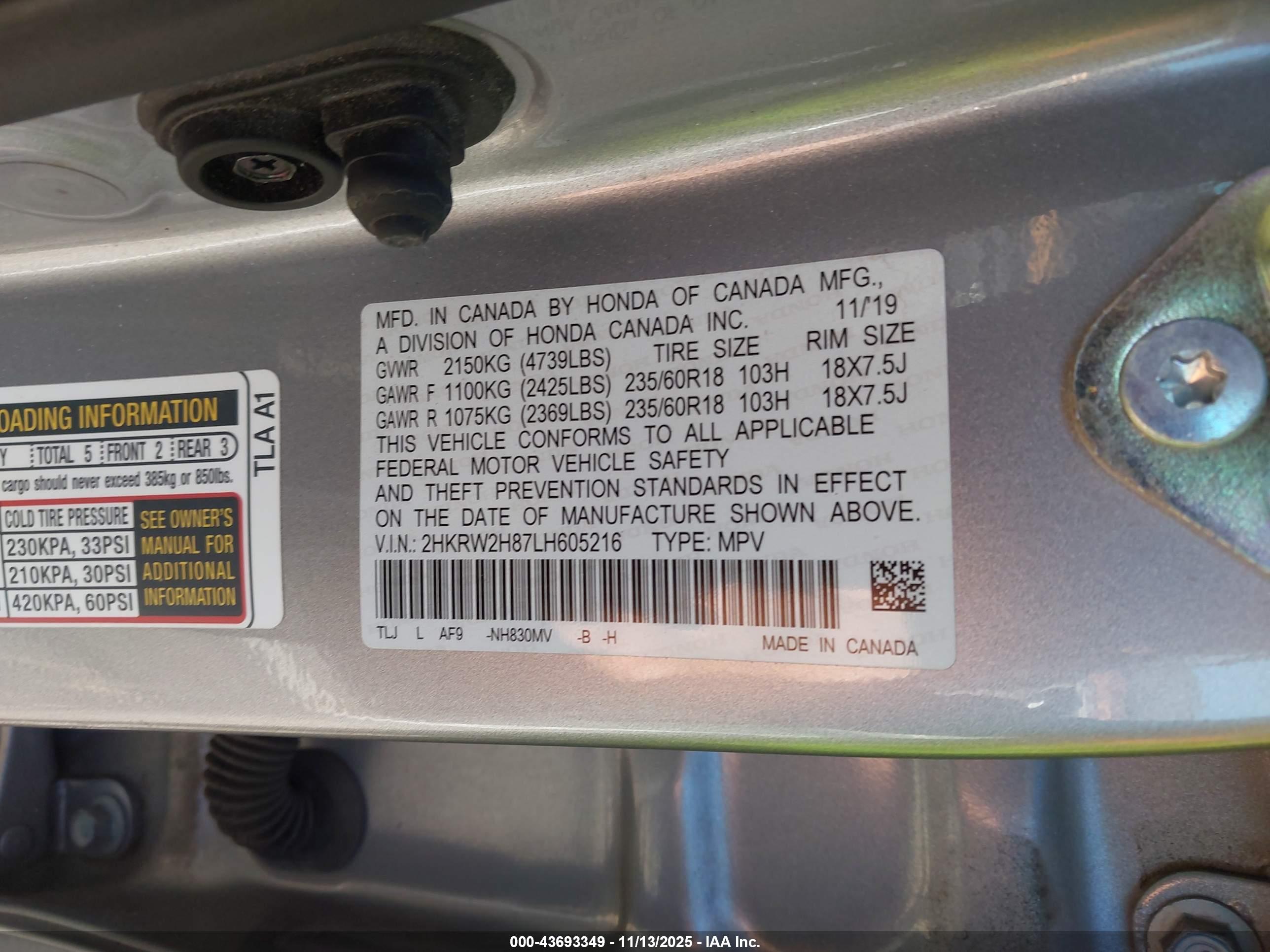 HONDA CR-V image 9