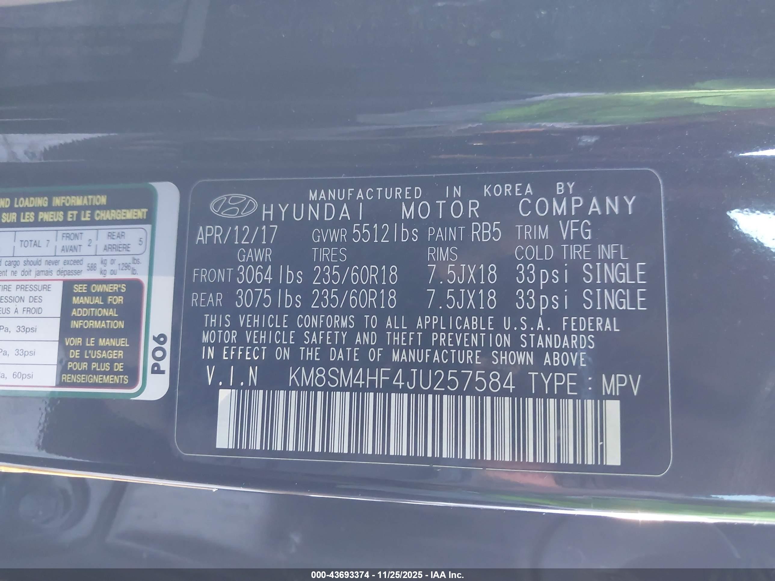 HYUNDAI SANTA image 9