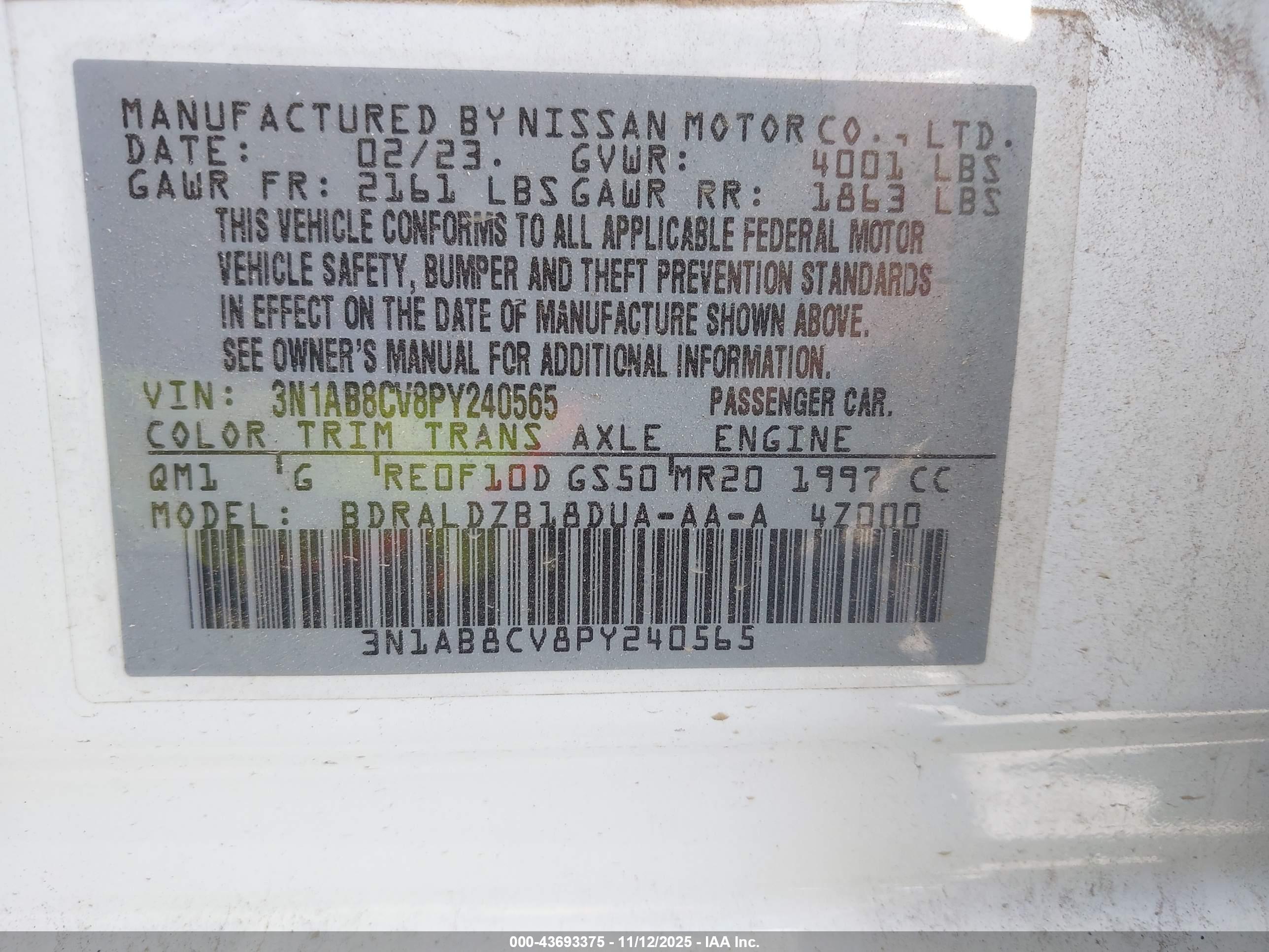 NISSAN SENTRA image 9