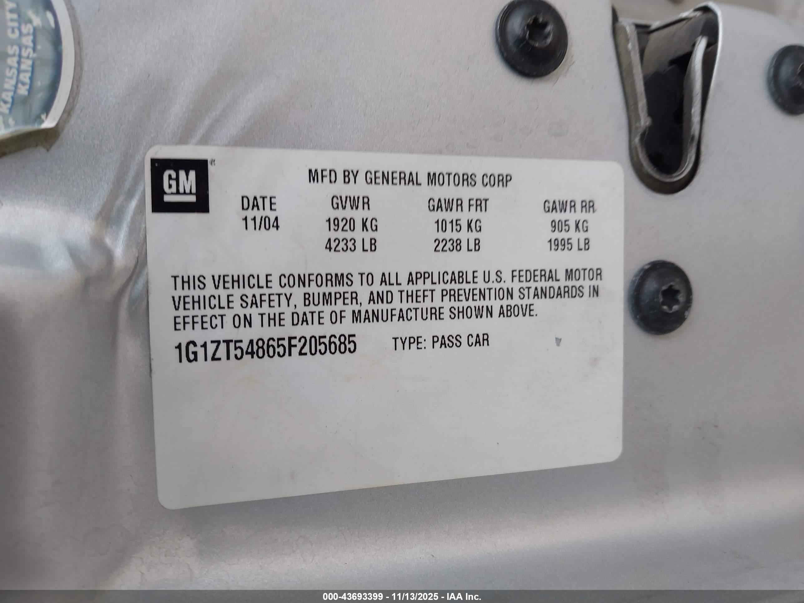 CHEVROLET MALIBU image 9