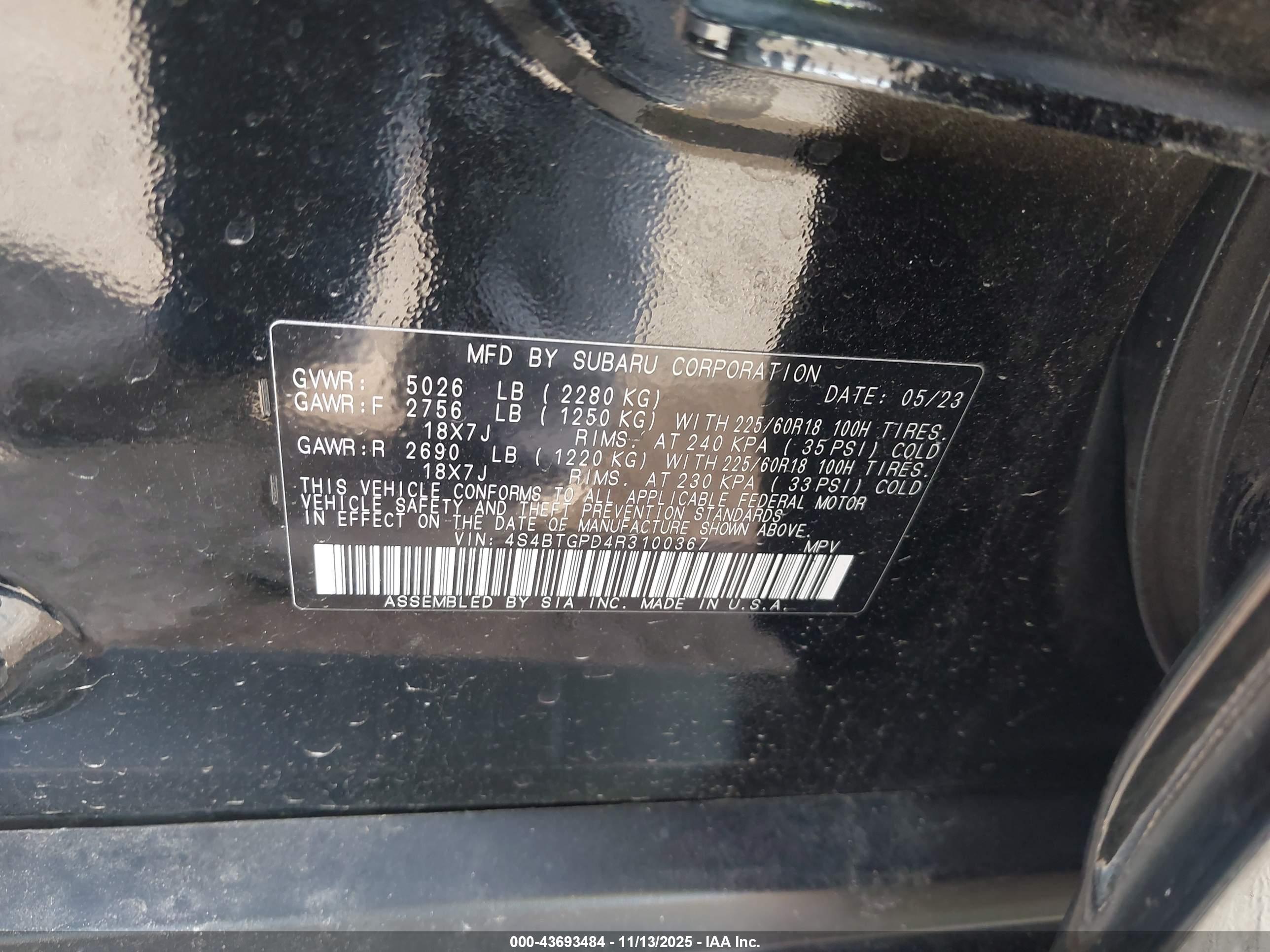 SUBARU OUTBACK image 9