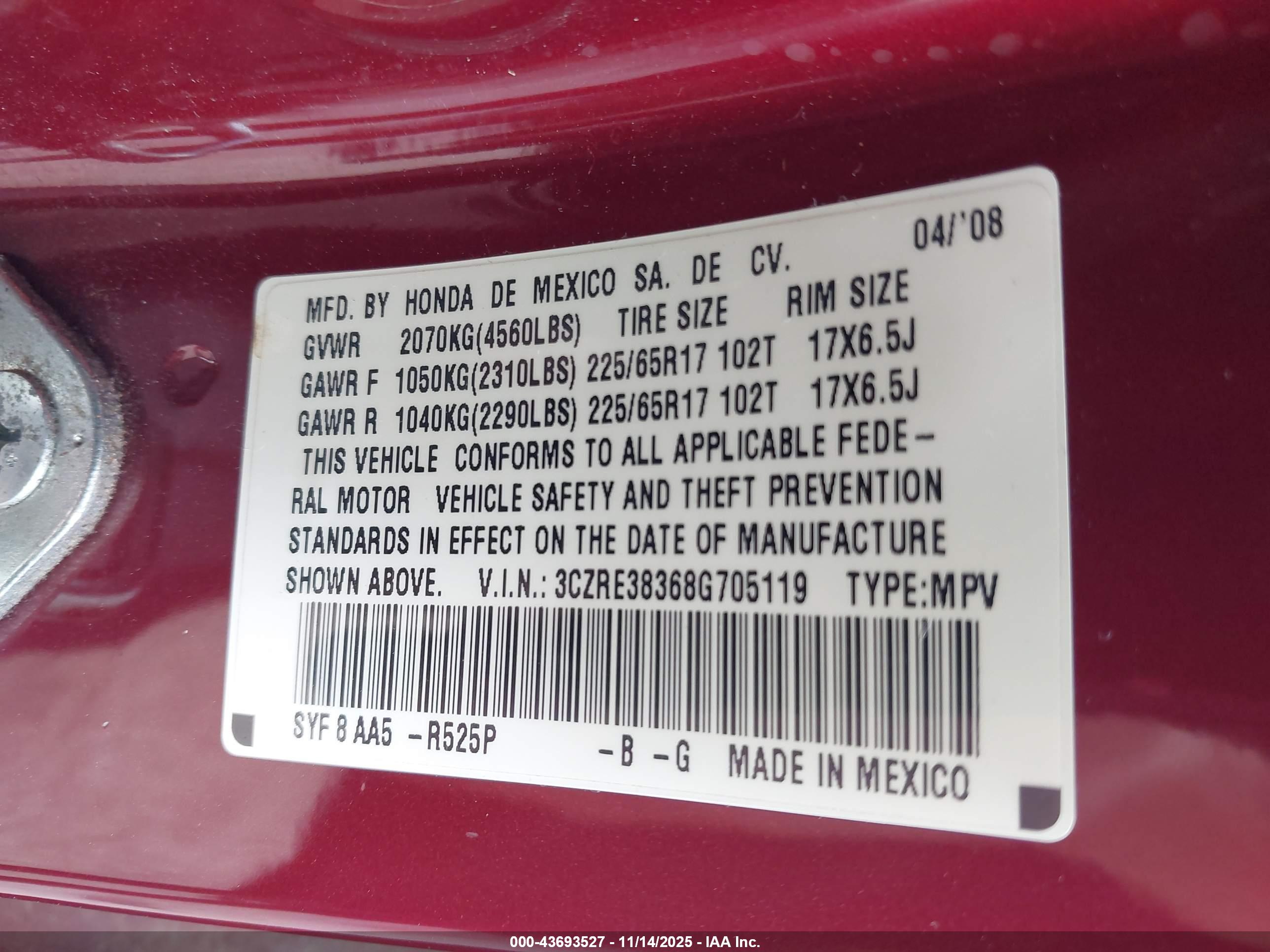 HONDA CR-V image 9
