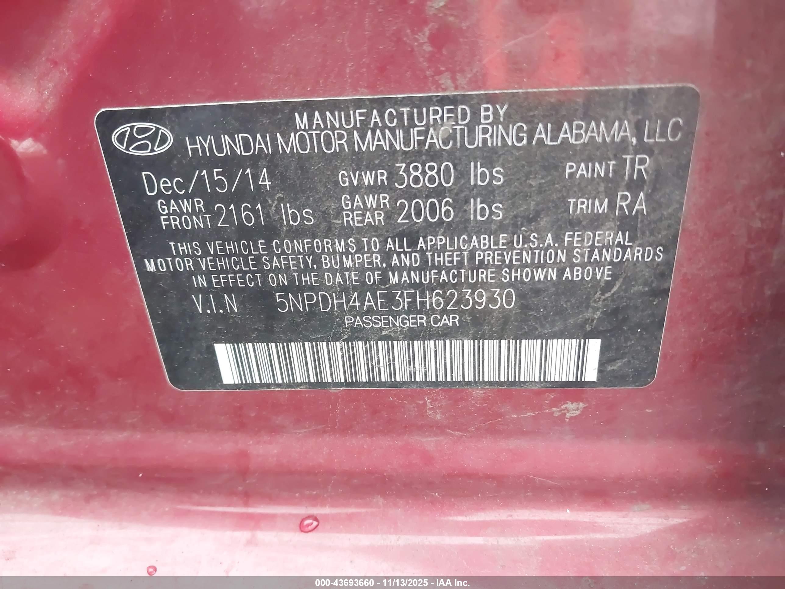 HYUNDAI ELANTRA image 9