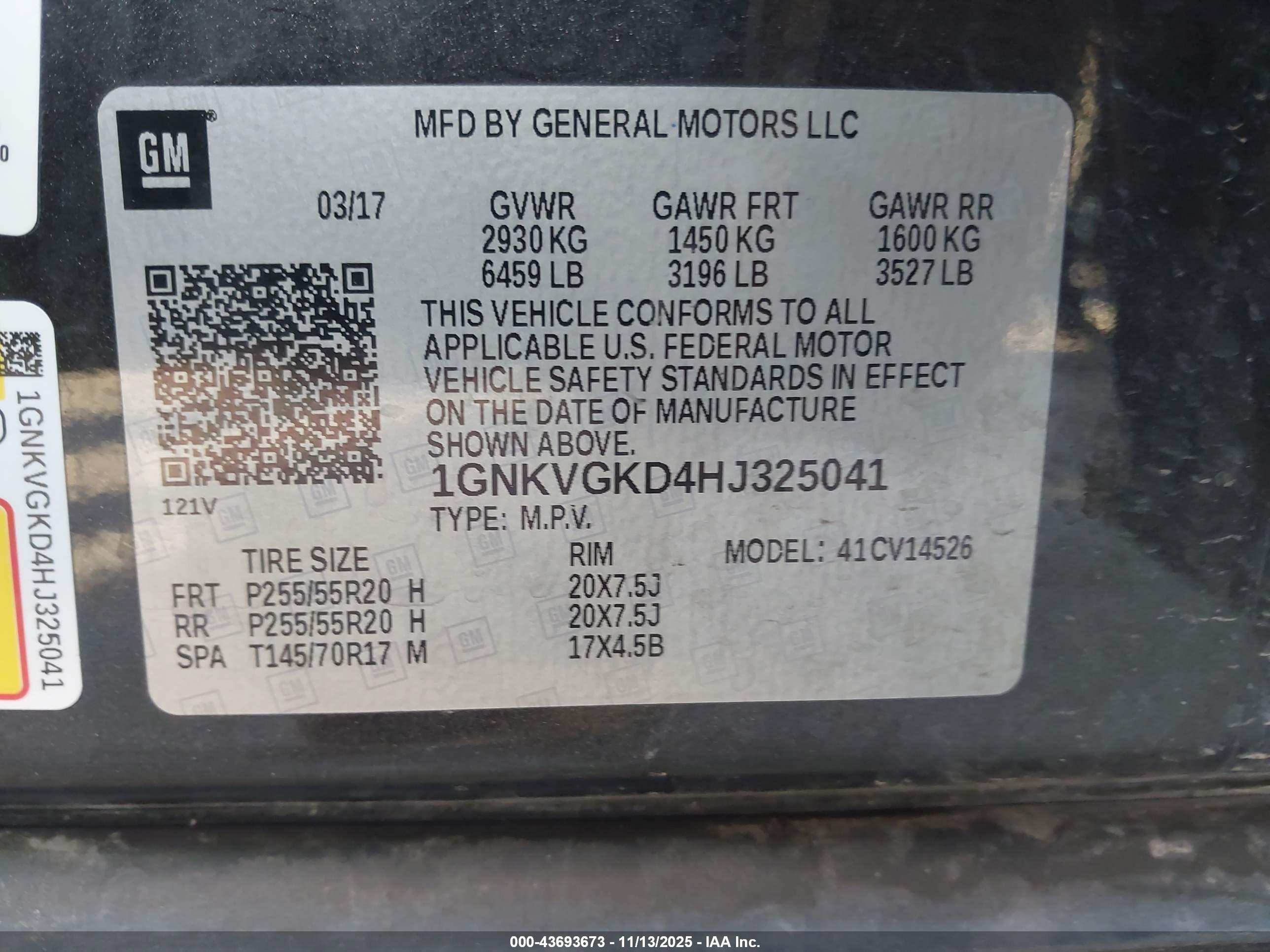 CHEVROLET TRAVERSE image 9