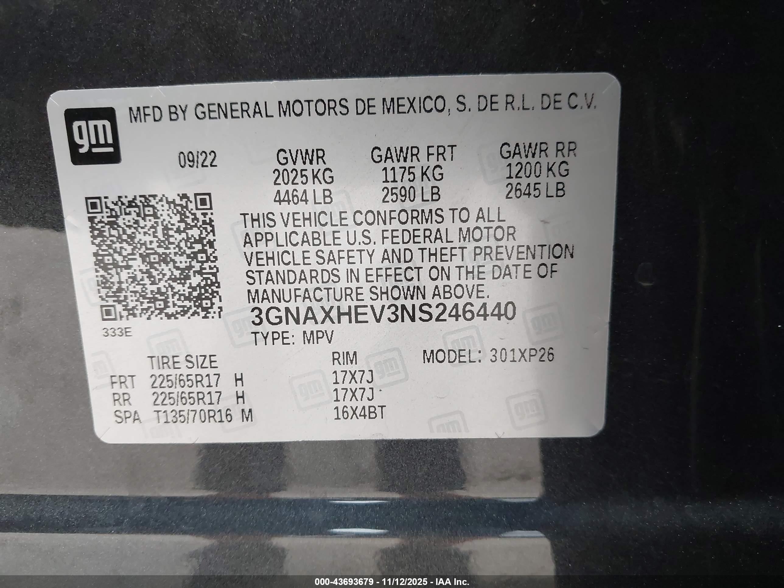 CHEVROLET EQUINOX image 9