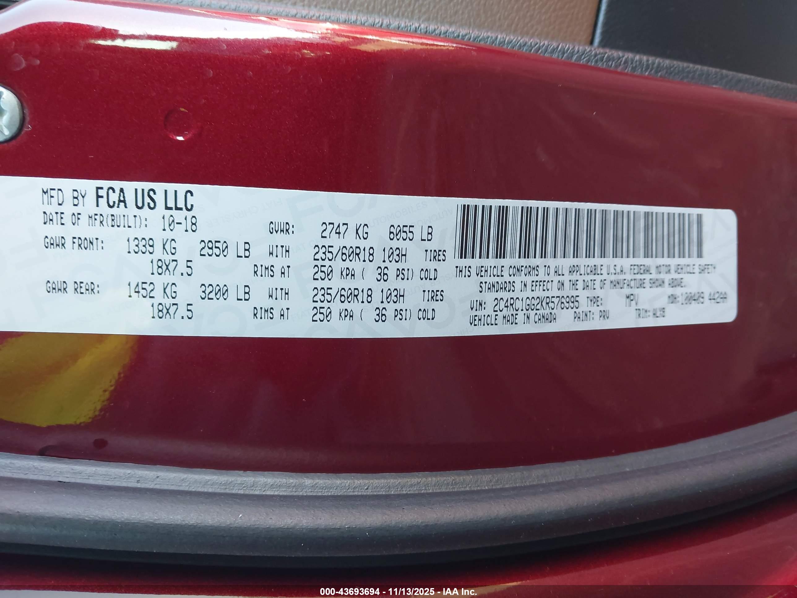 CHRYSLER PACIFICA image 9