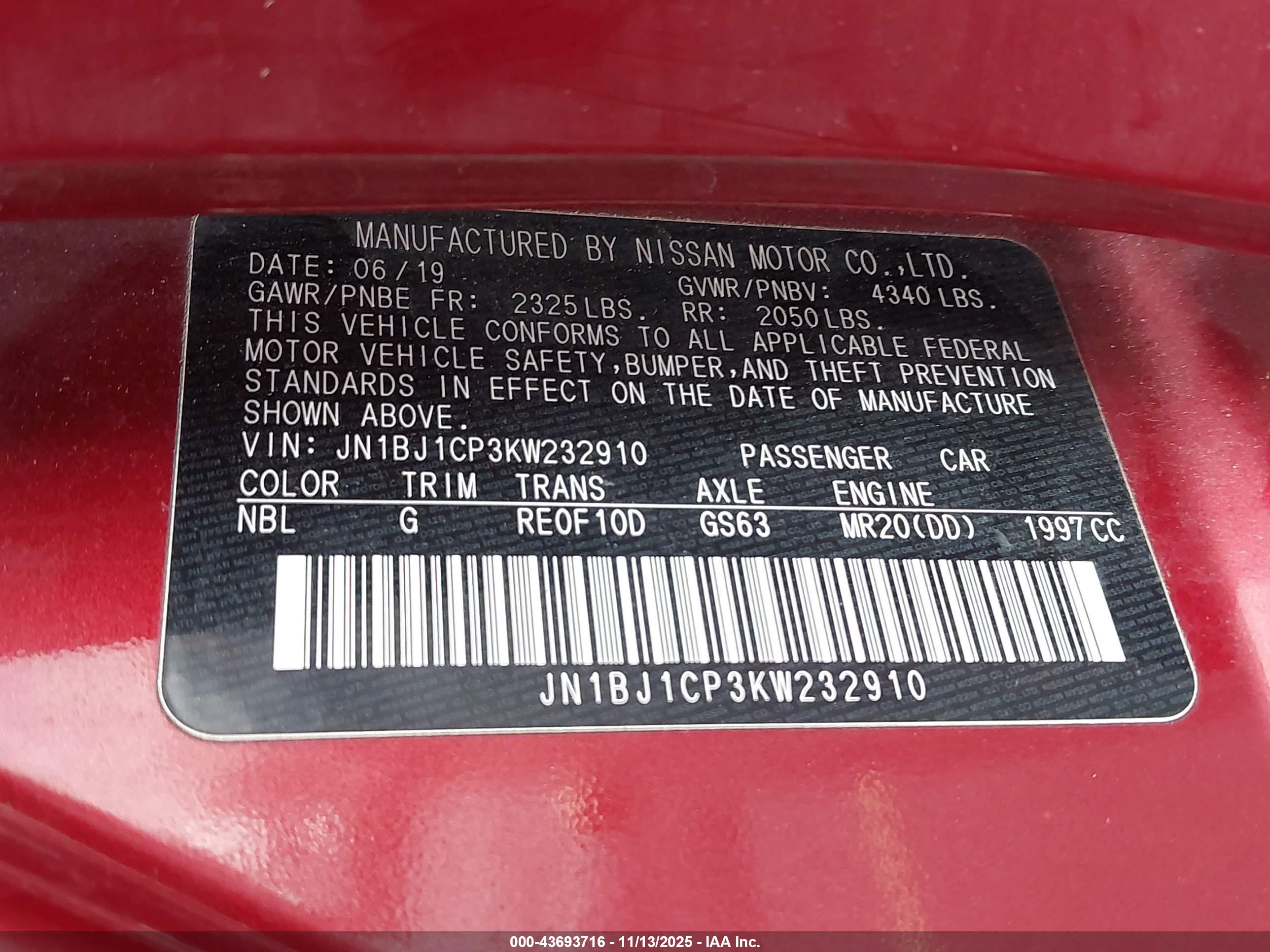 NISSAN ROGUE image 9
