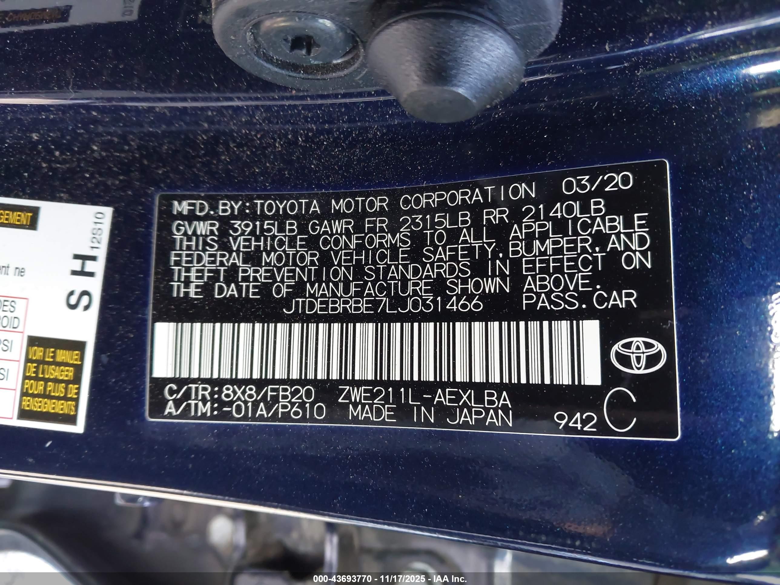 TOYOTA COROLLA image 9