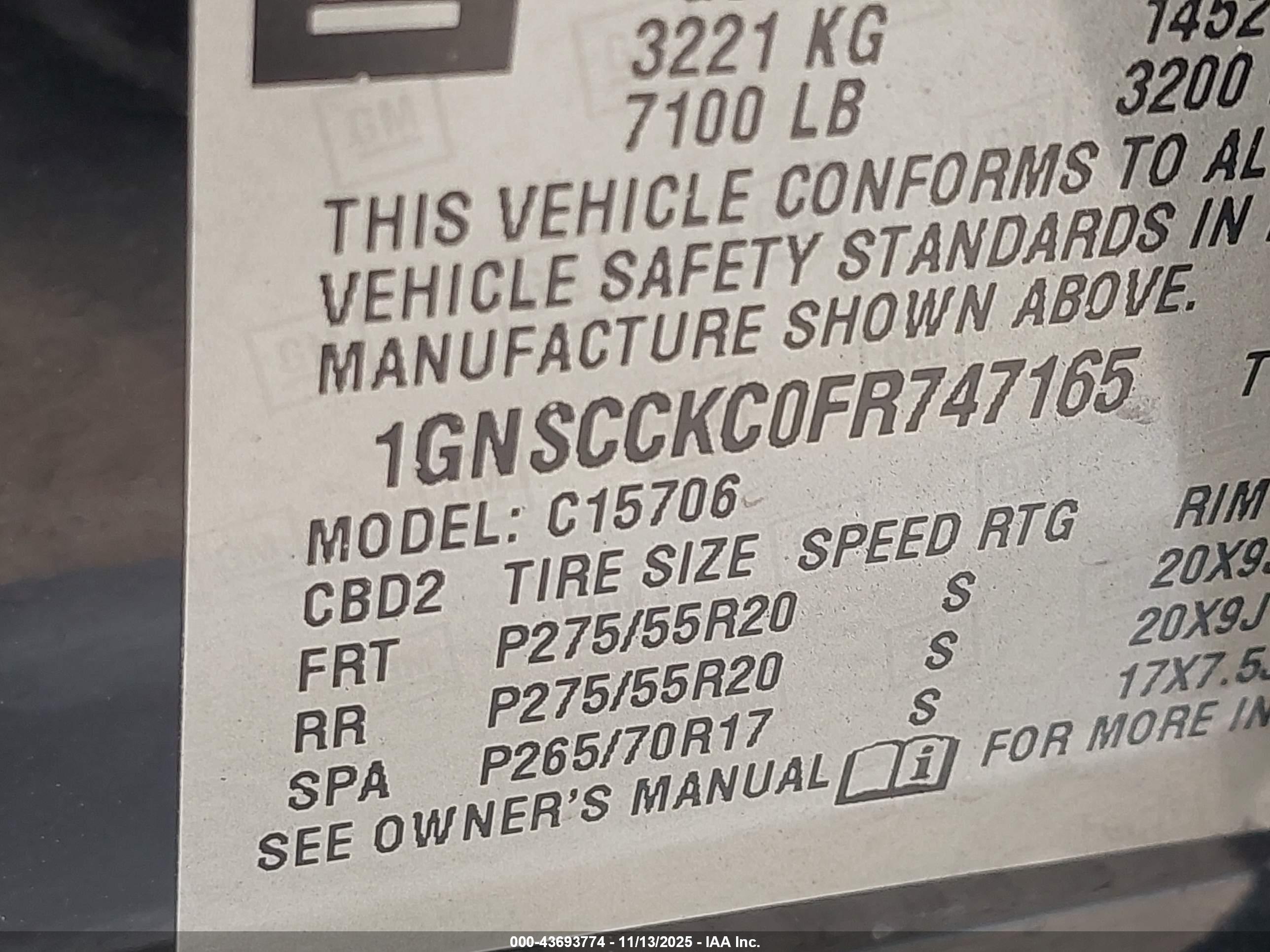 CHEVROLET TAHOE image 9