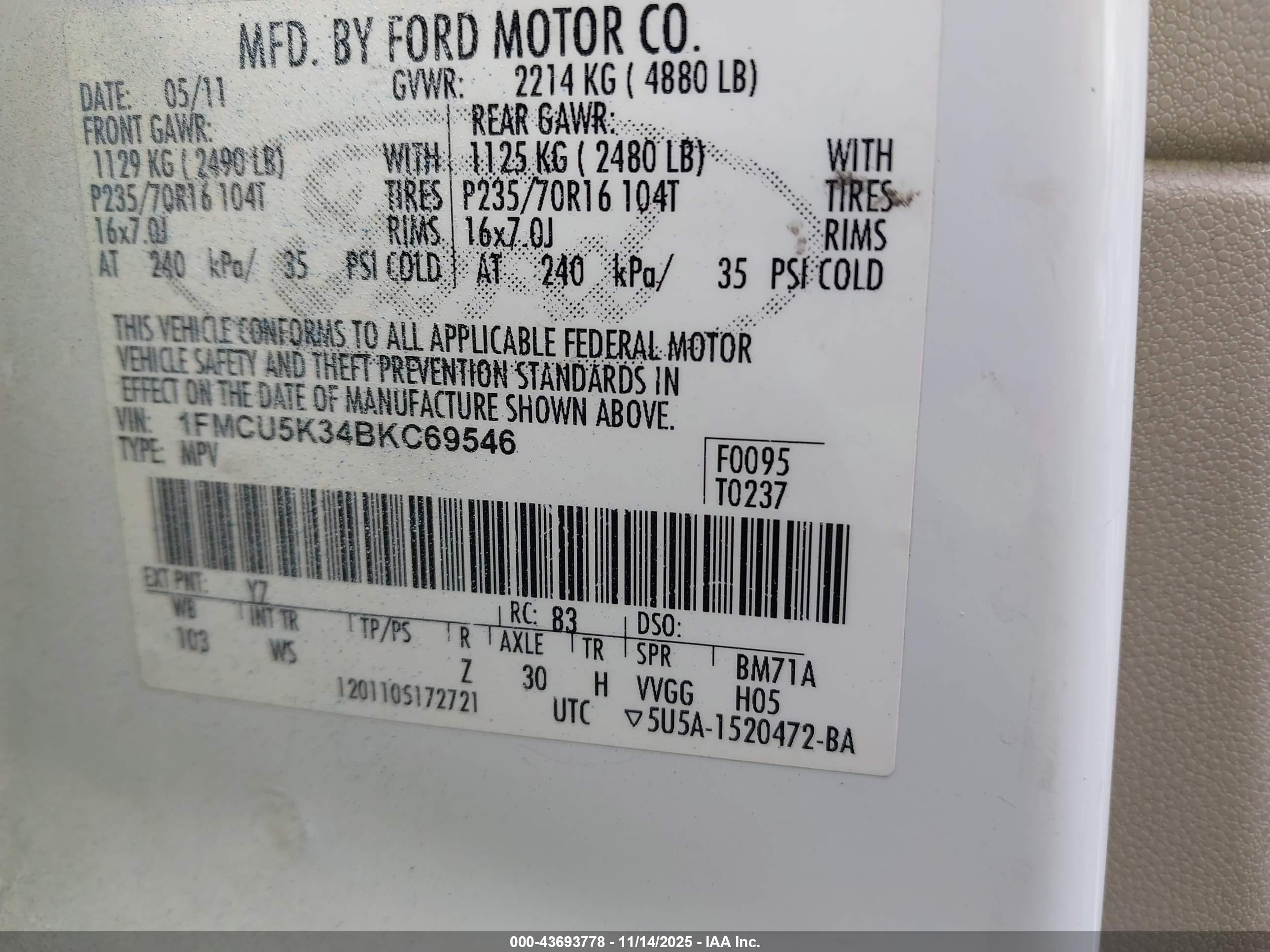 FORD ESCAPE image 9