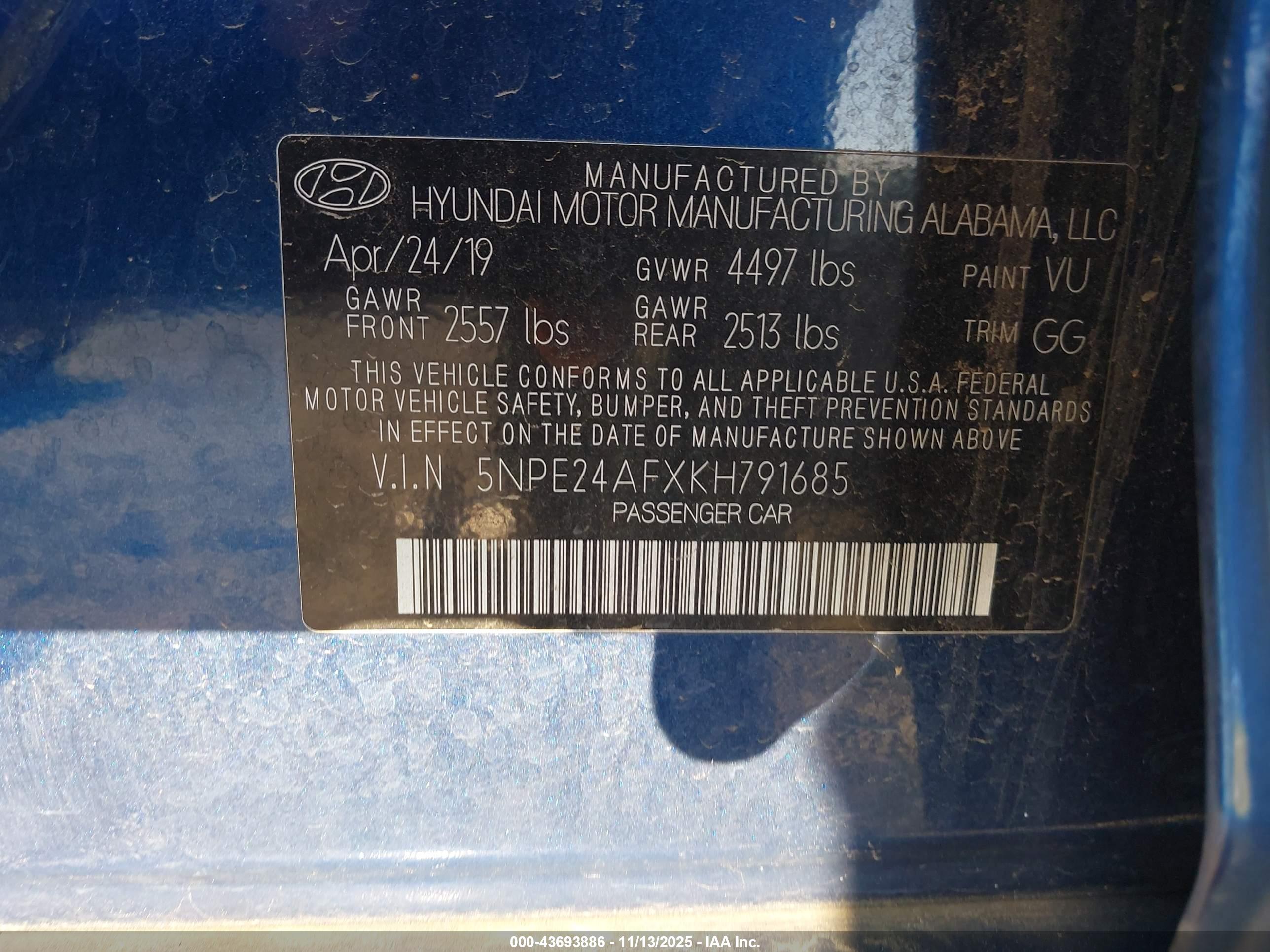 HYUNDAI SONATA image 9