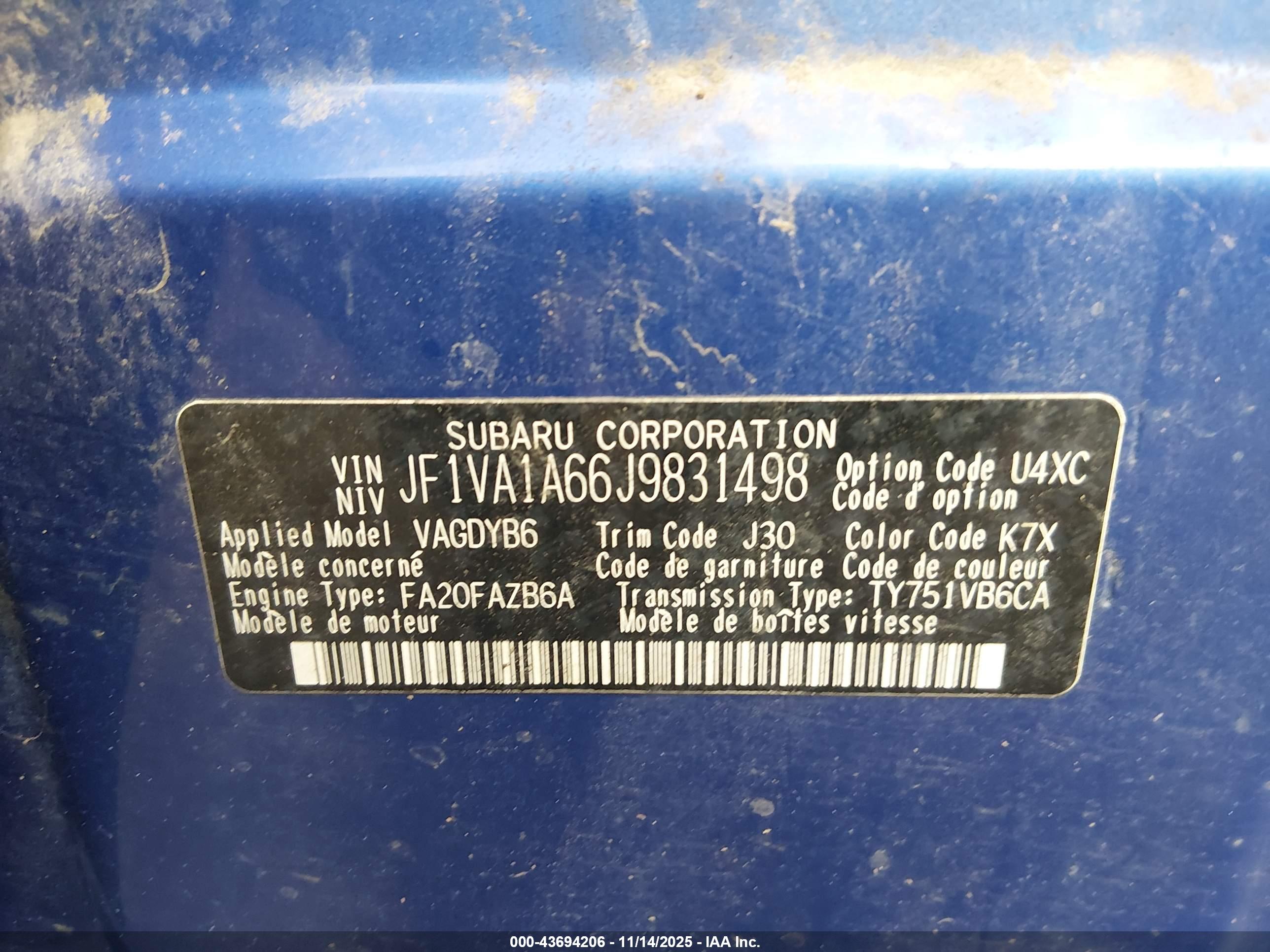 SUBARU WRX image 9