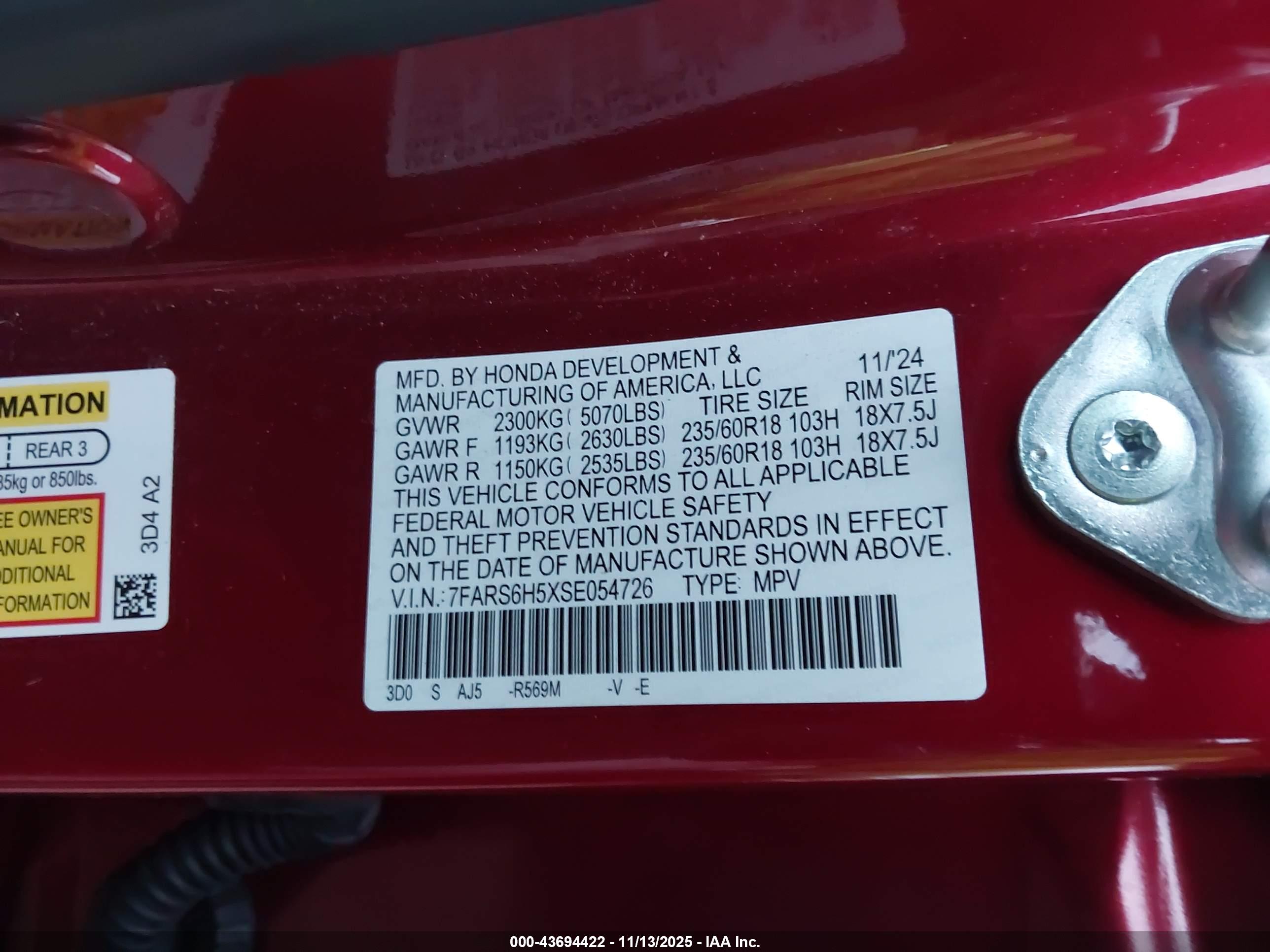 HONDA CR-V image 9