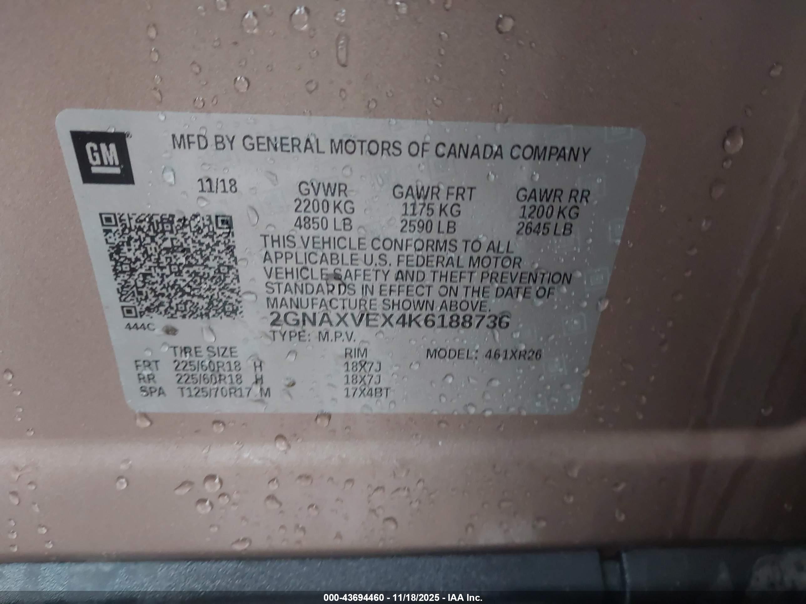CHEVROLET EQUINOX image 9