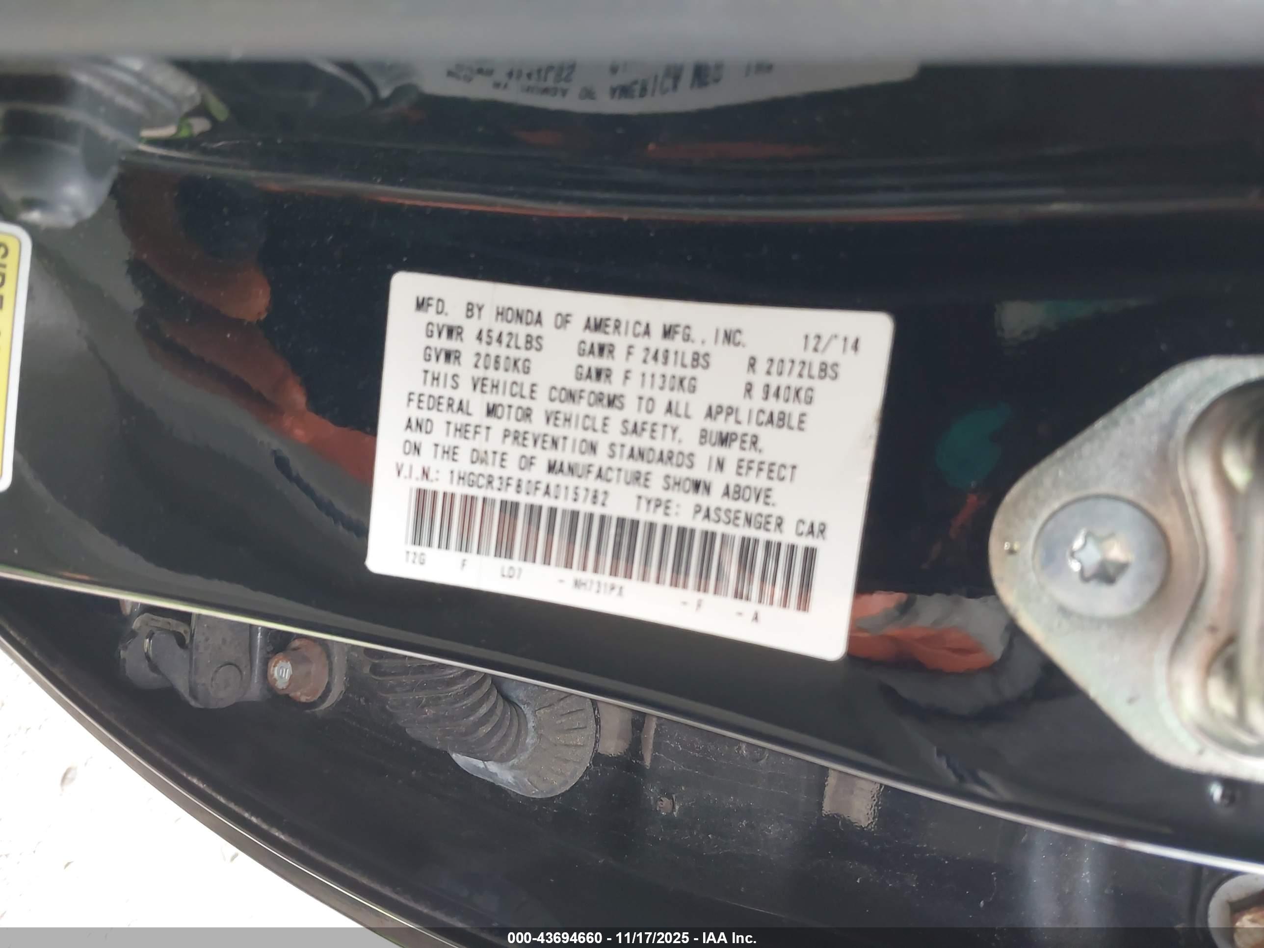 HONDA ACCORD image 9