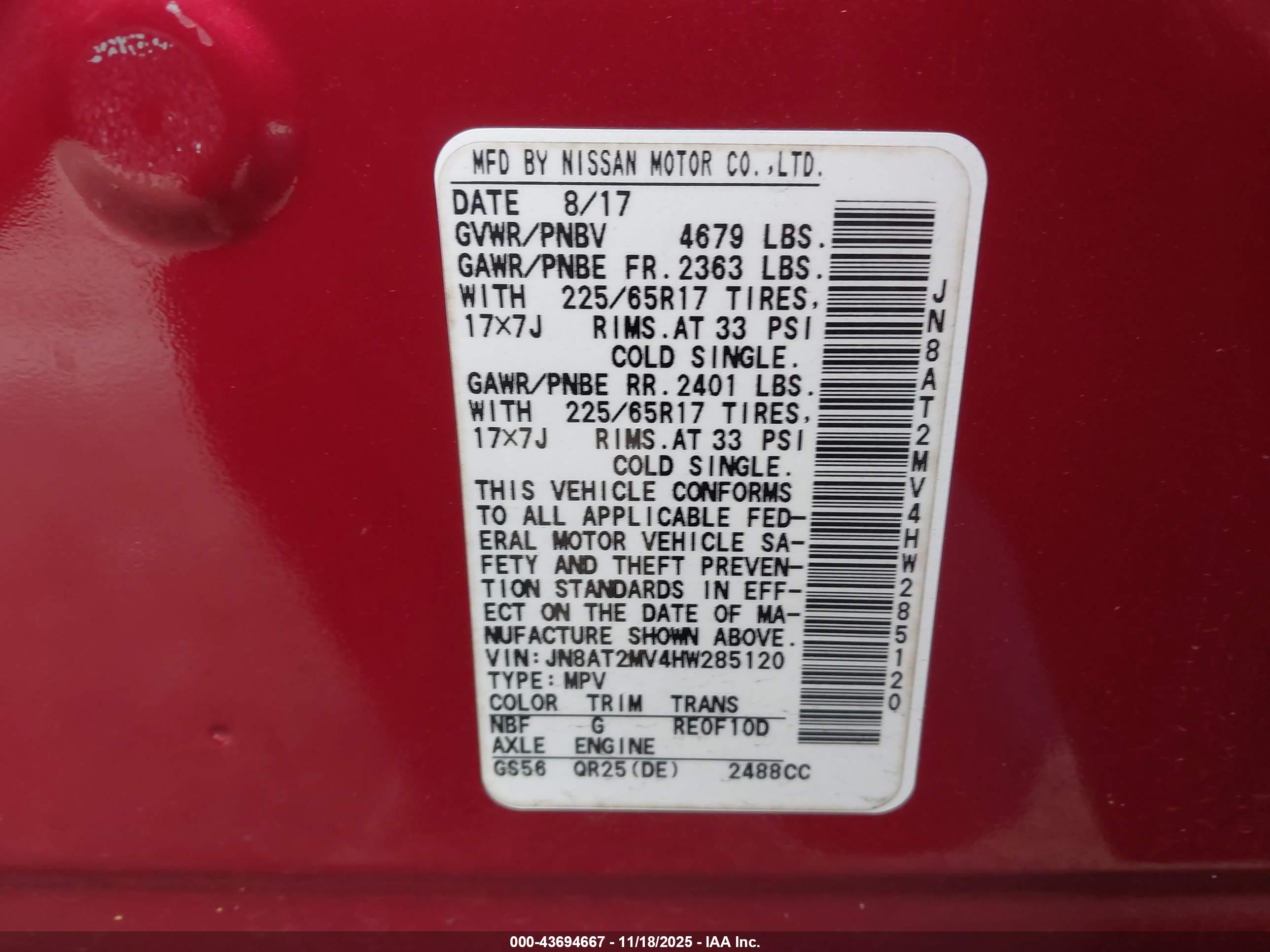 NISSAN ROGUE image 9