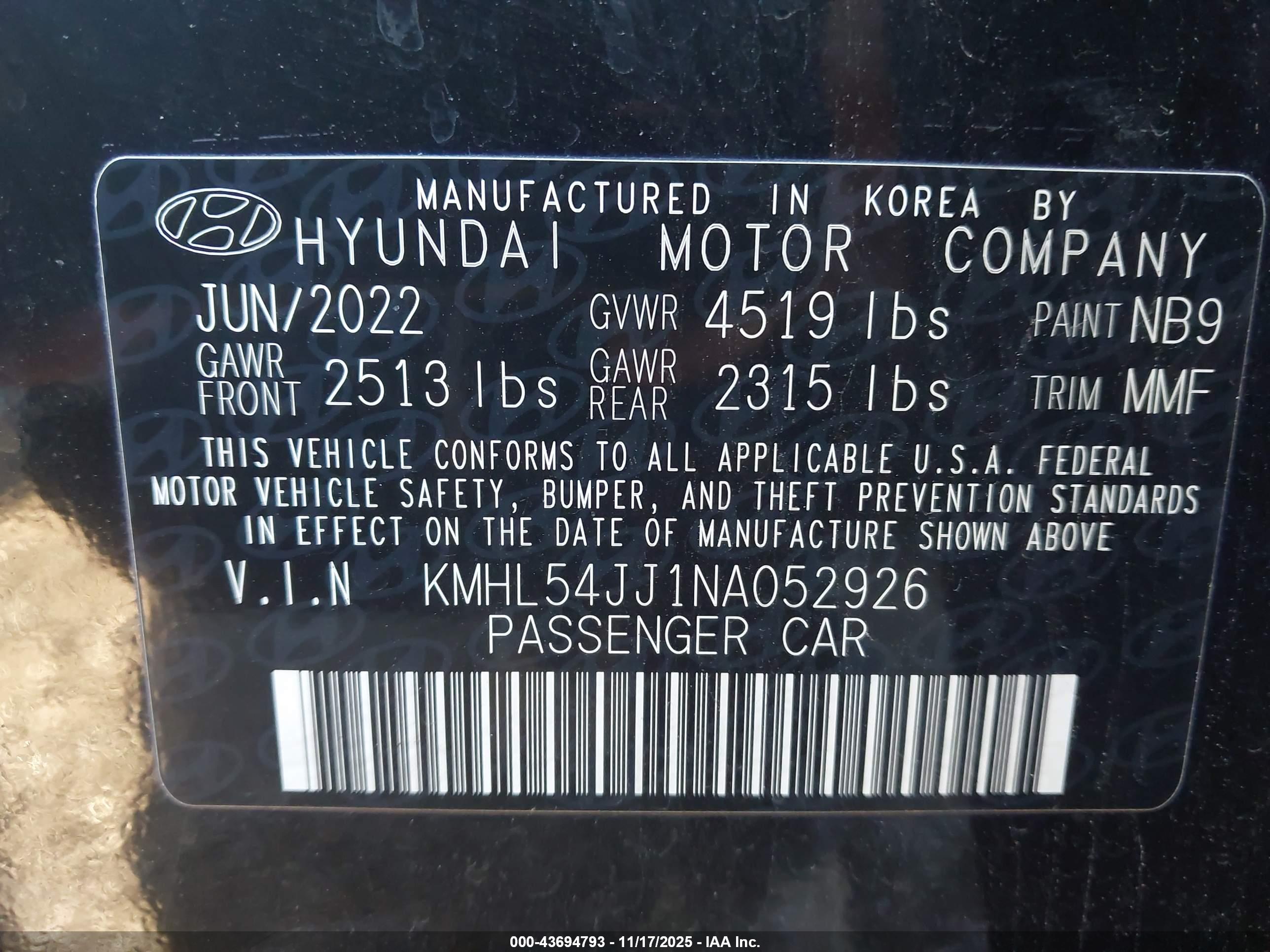HYUNDAI SONATA image 9
