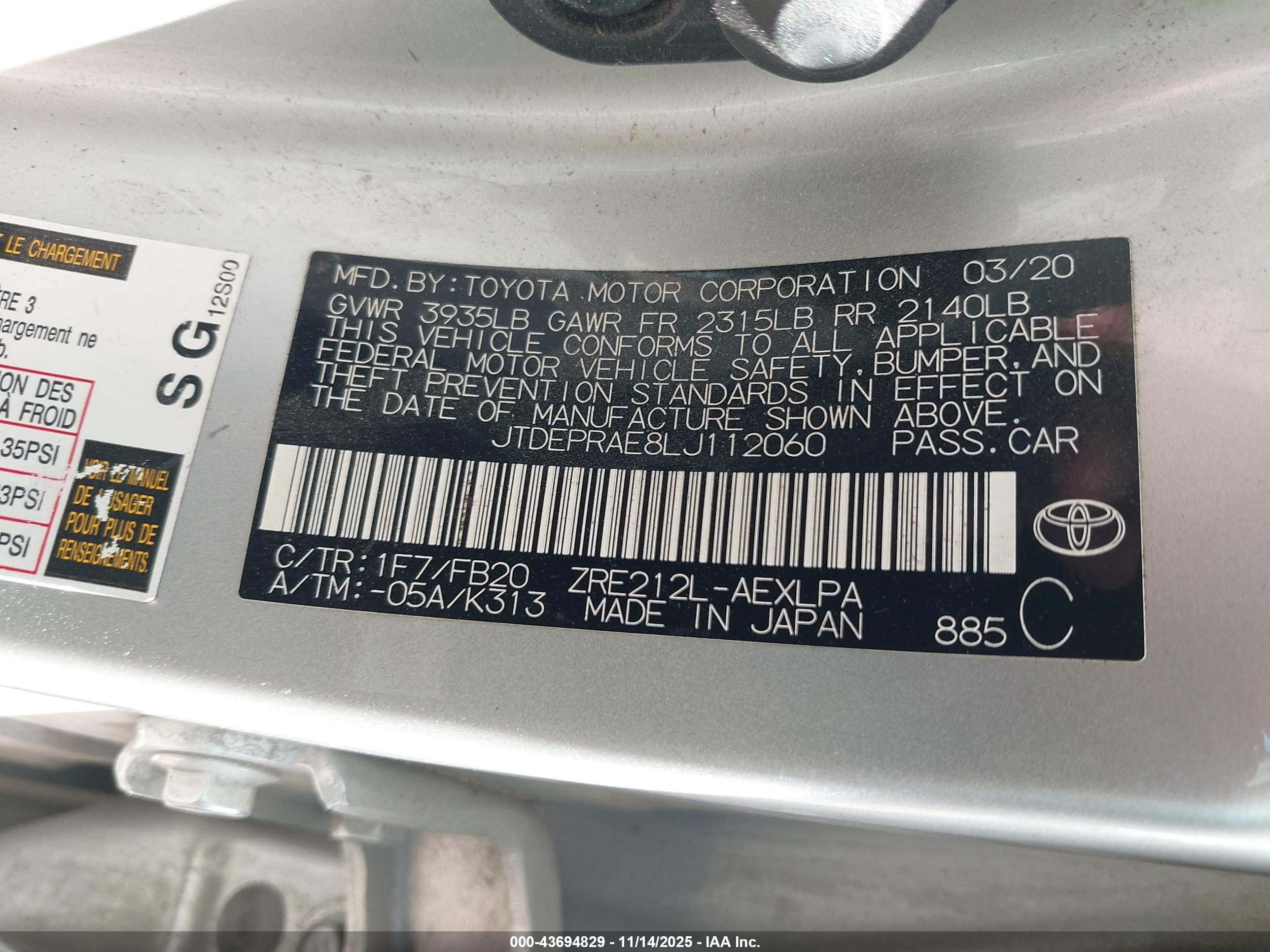 TOYOTA COROLLA image 9