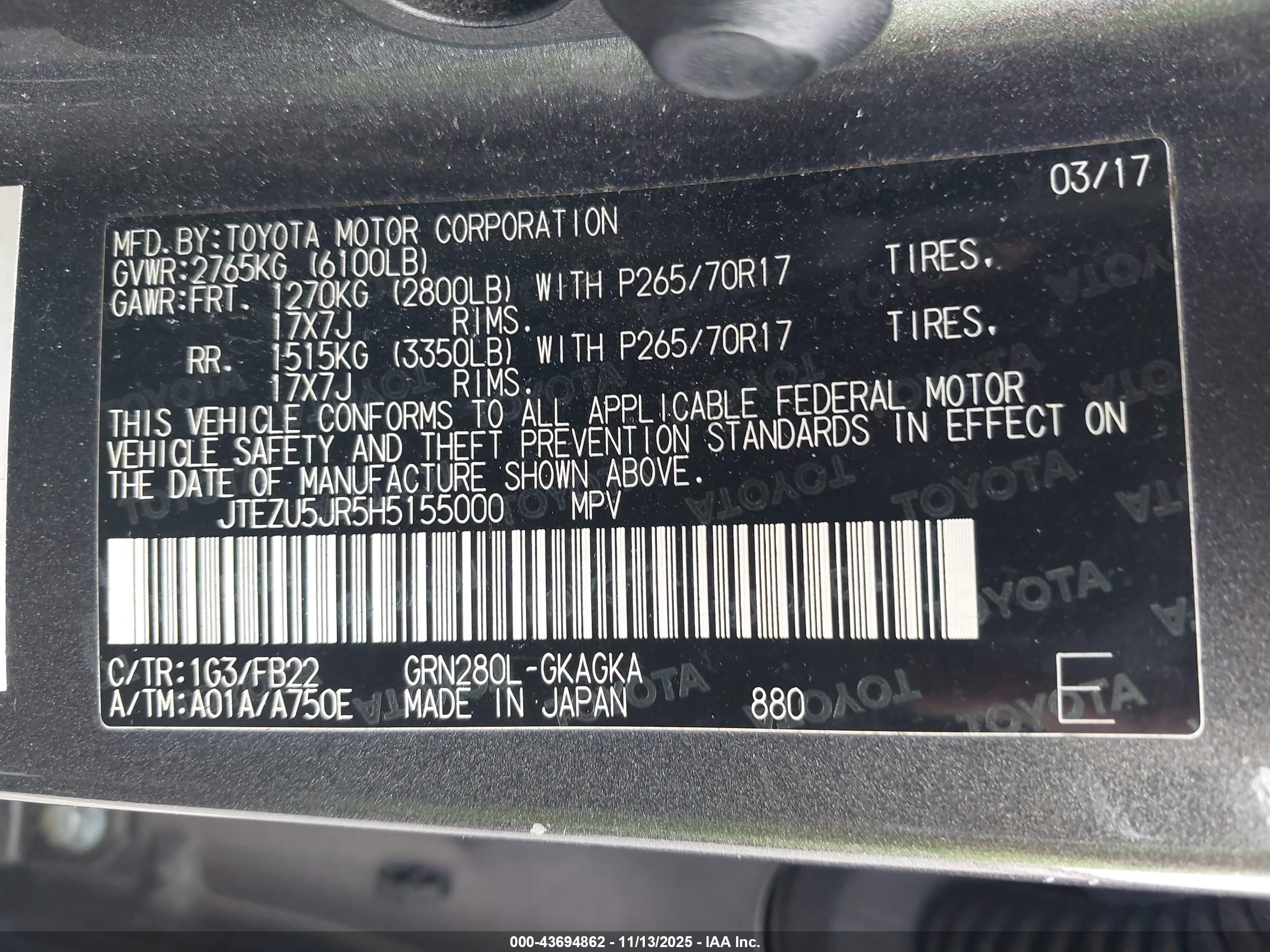 TOYOTA 4RUNNER image 9