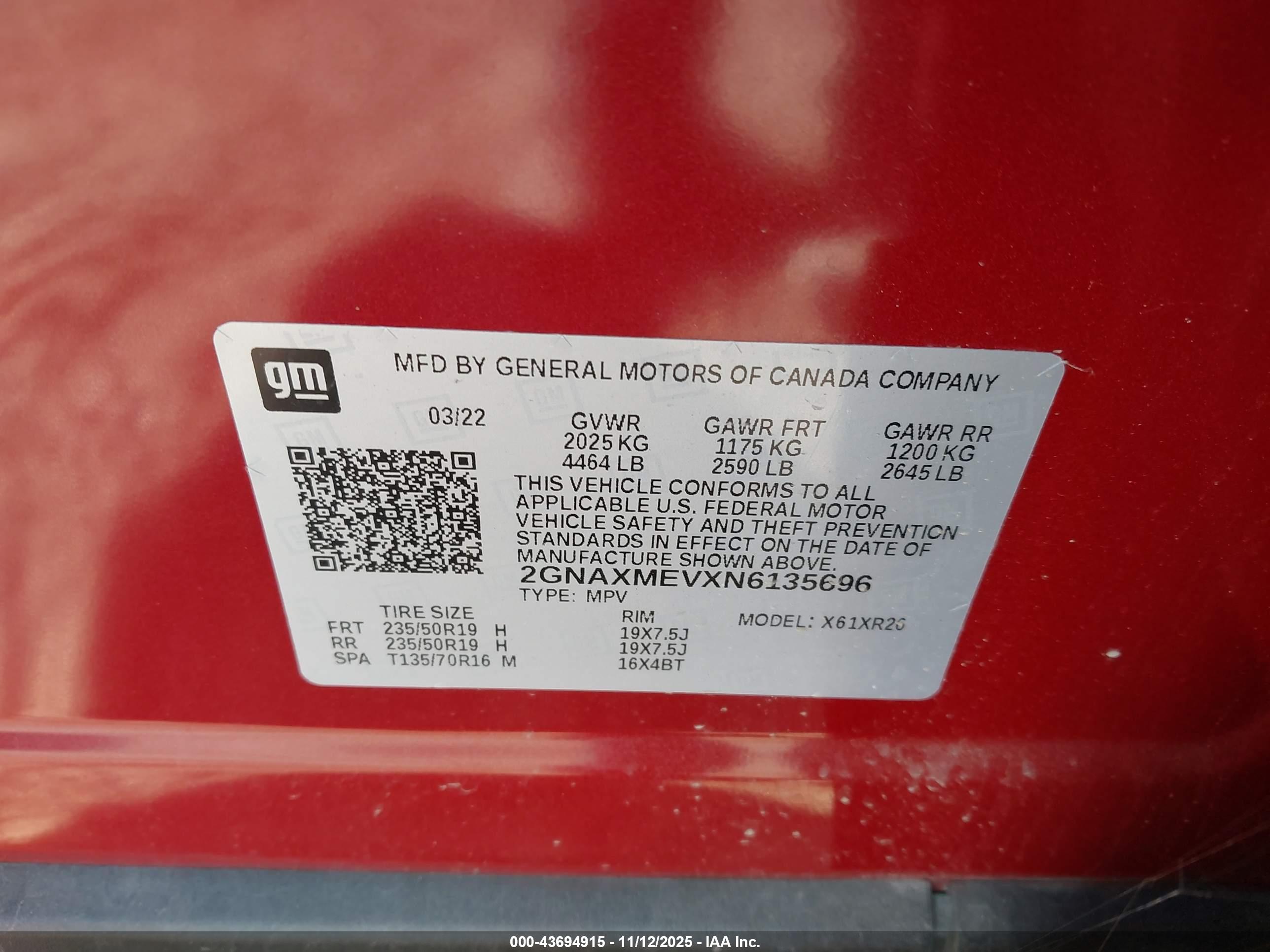 CHEVROLET EQUINOX image 9