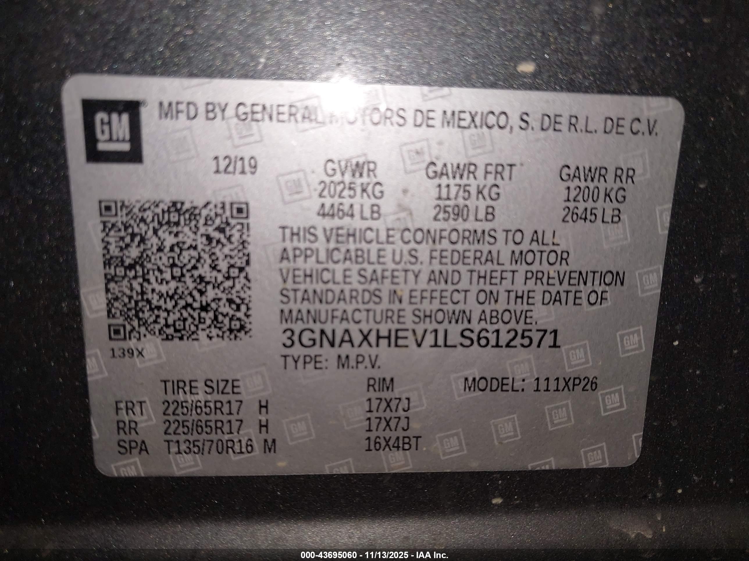 CHEVROLET EQUINOX image 9