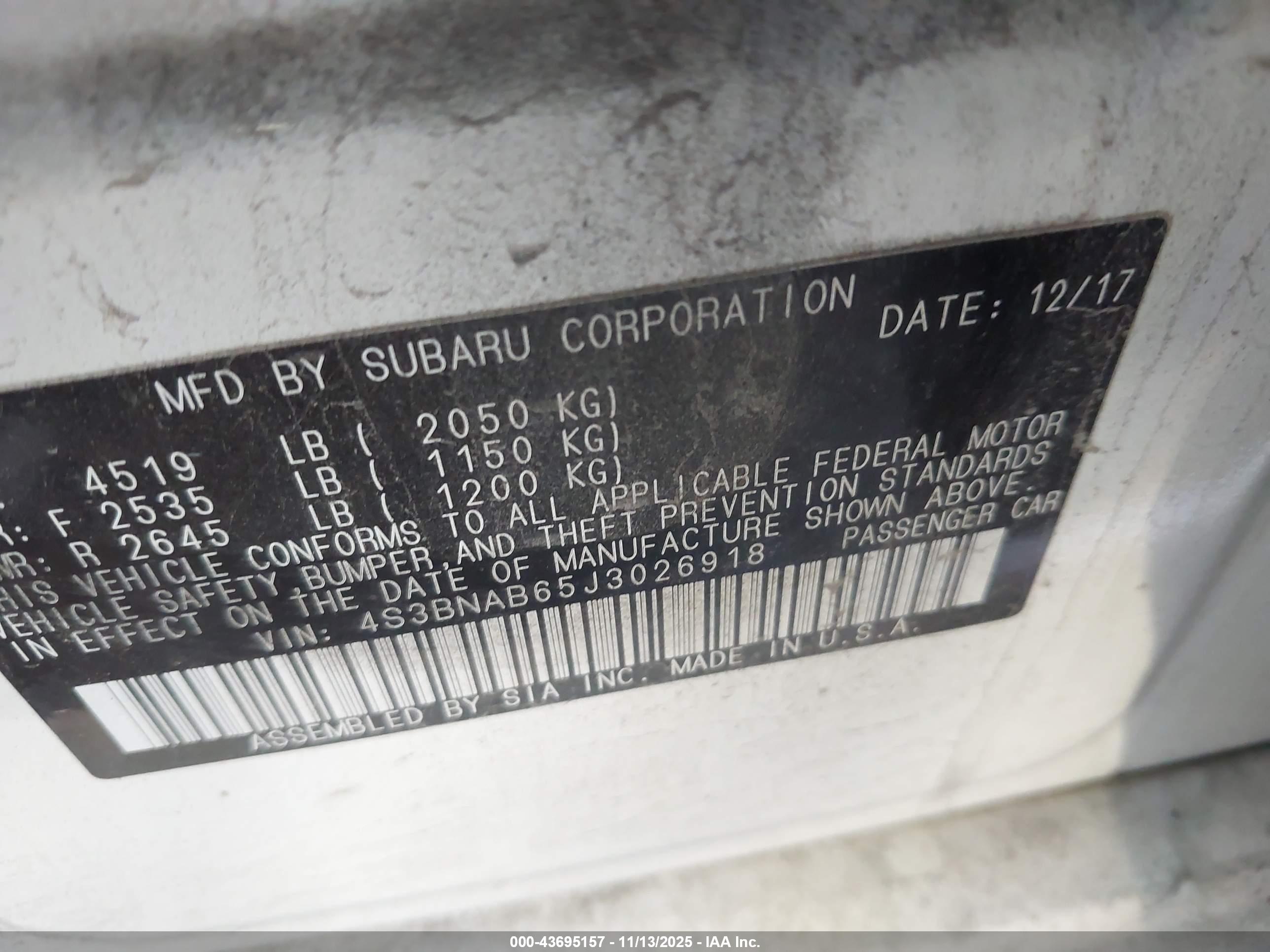 SUBARU LEGACY image 9
