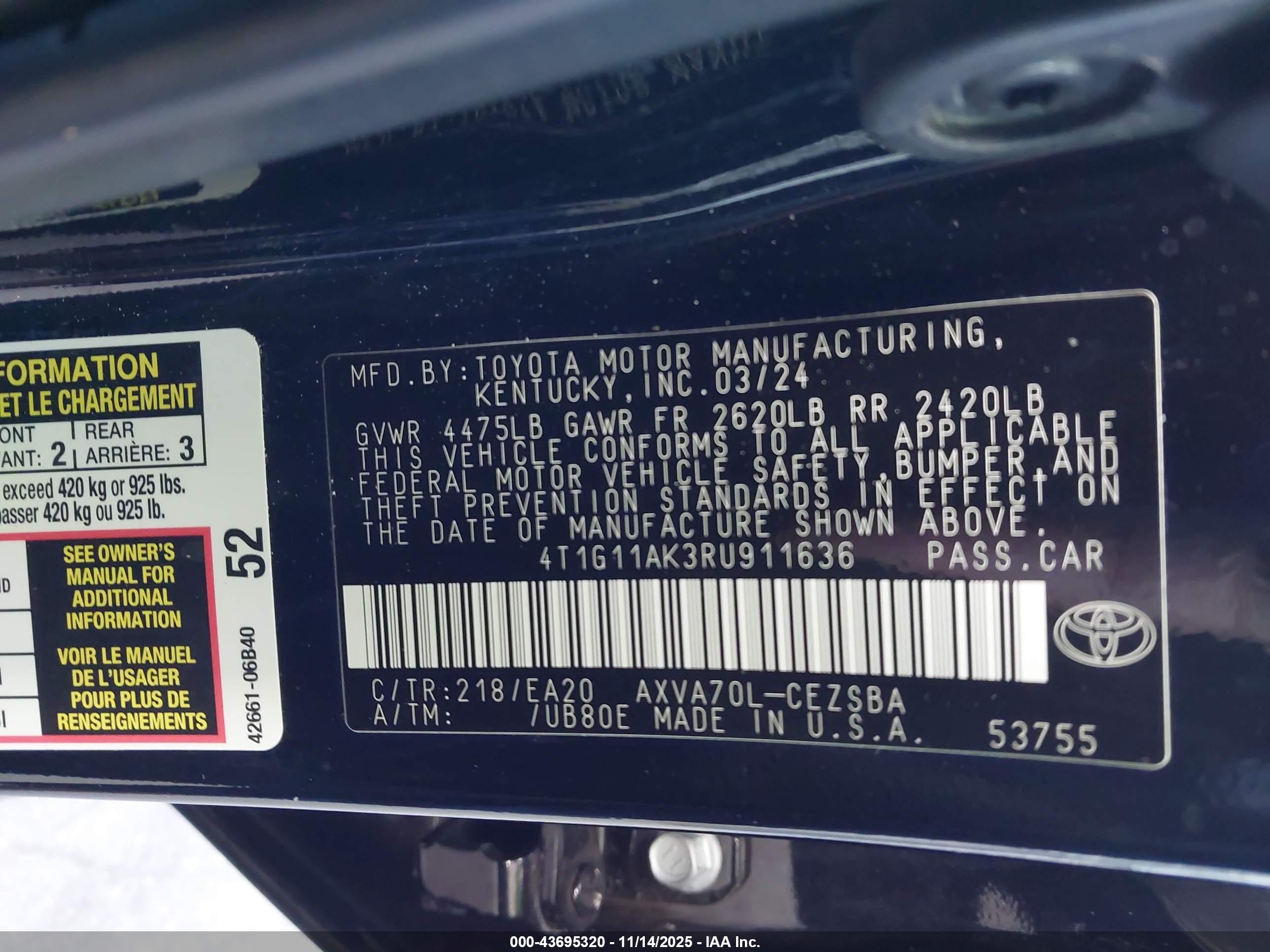 TOYOTA CAMRY image 9