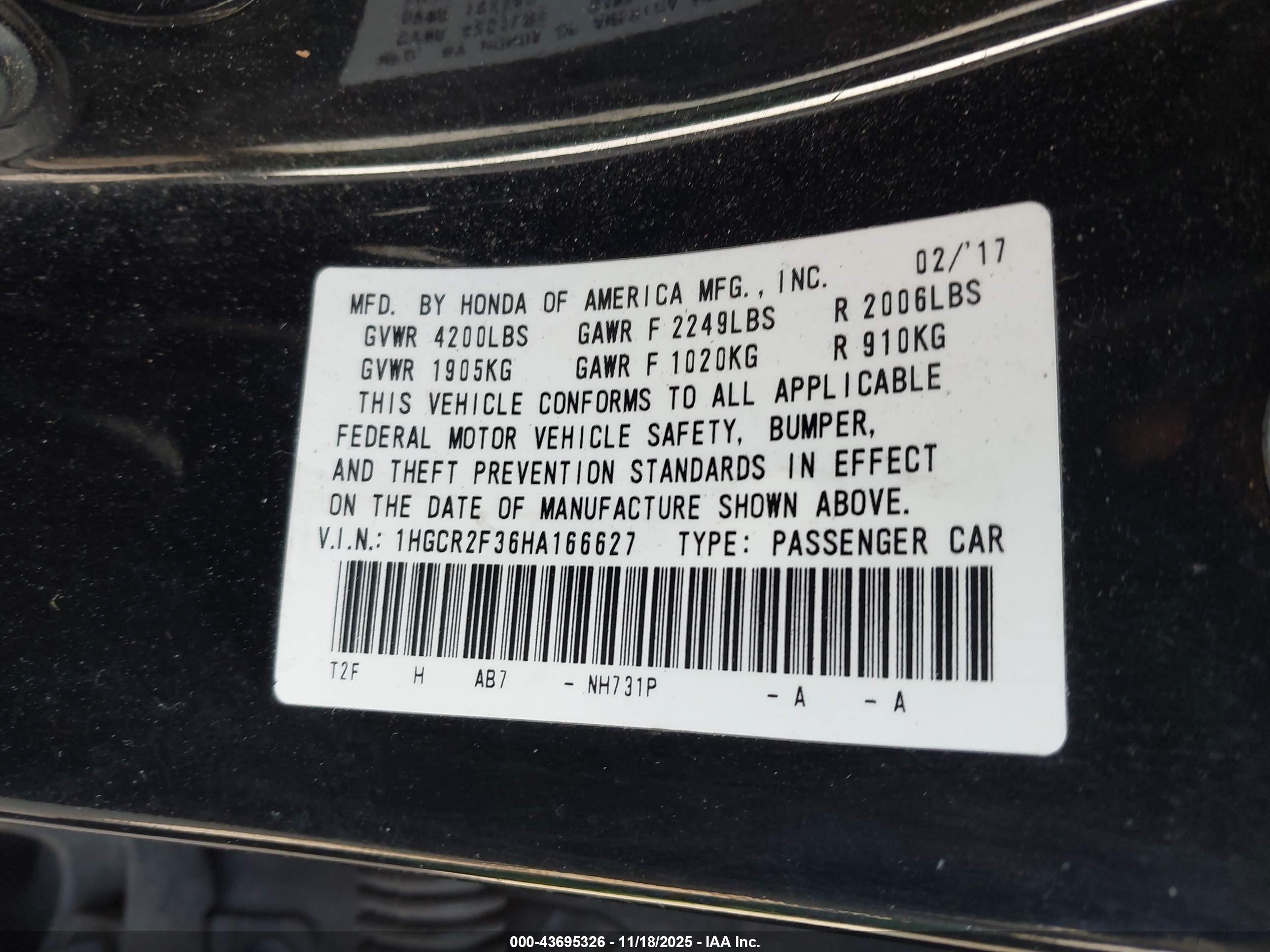 HONDA ACCORD image 9
