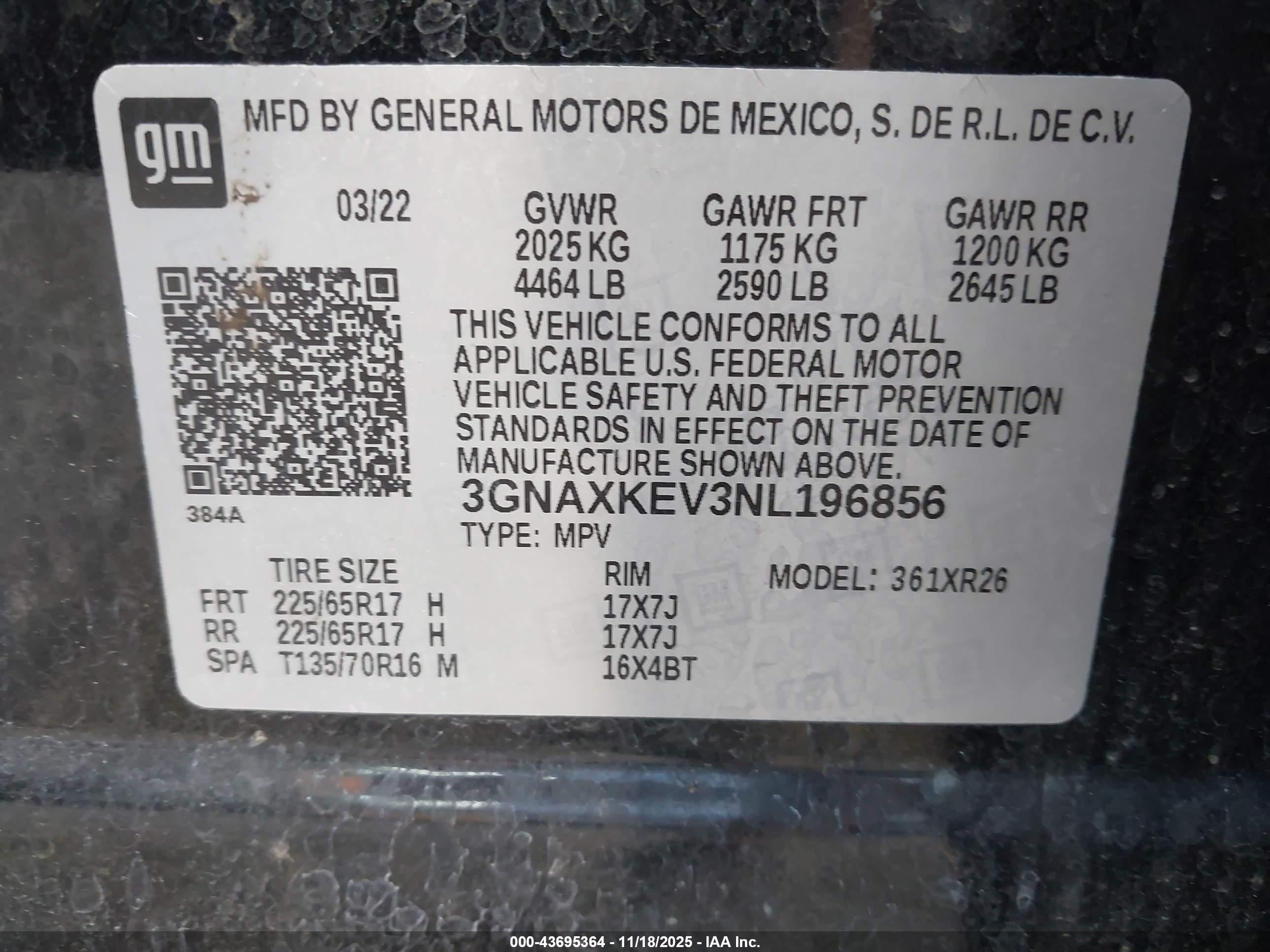 CHEVROLET EQUINOX image 9