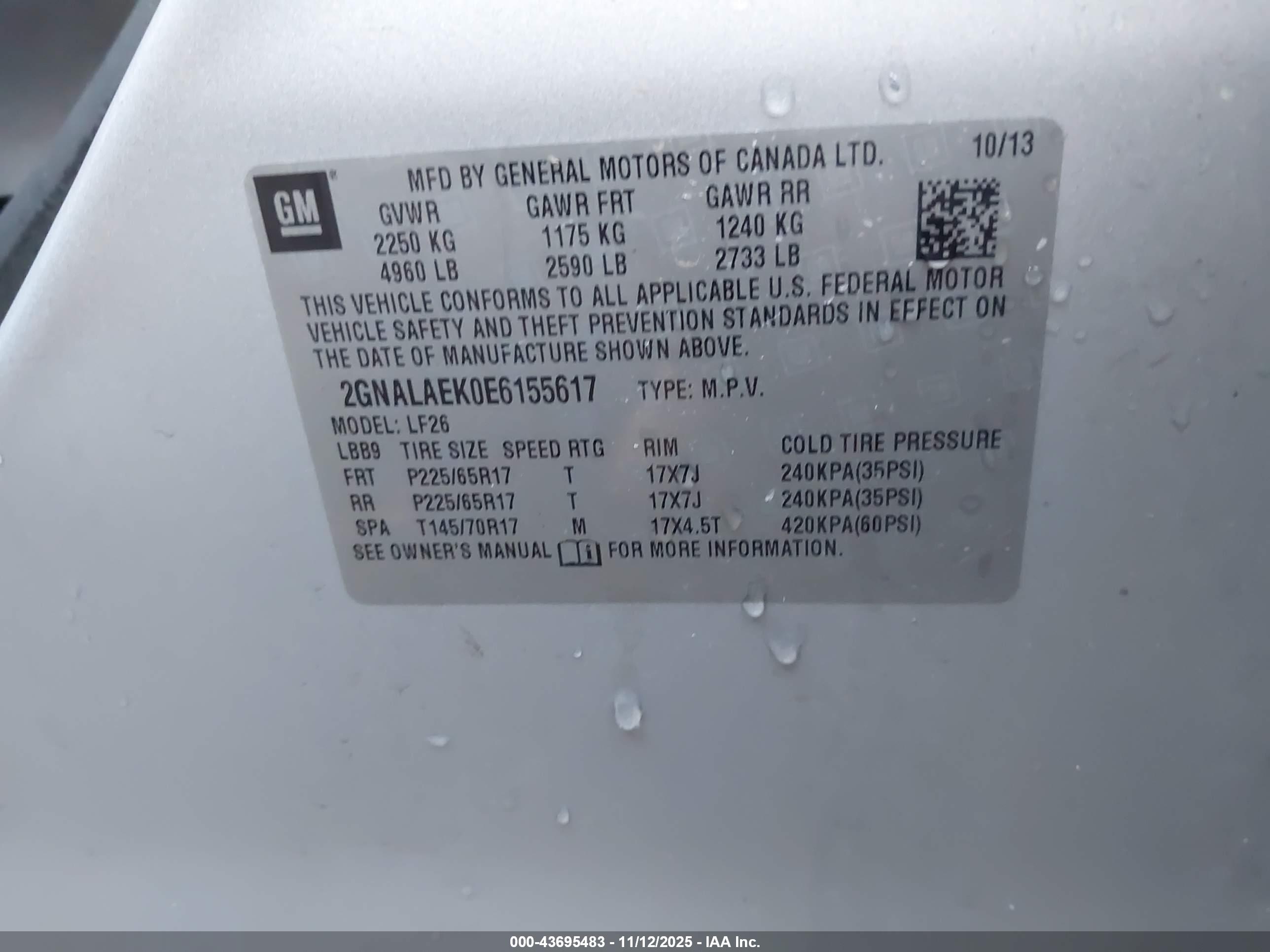CHEVROLET EQUINOX image 9