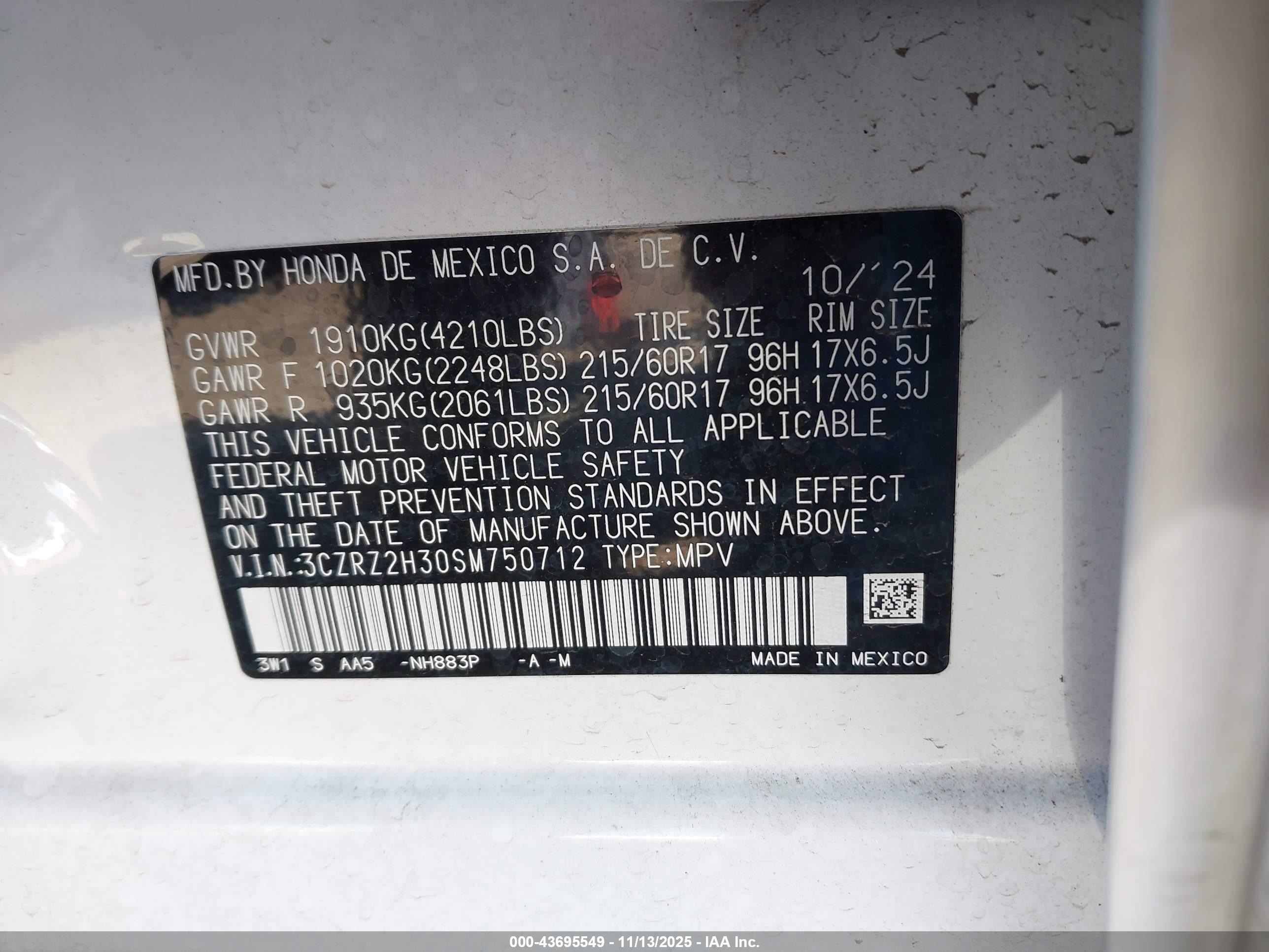 HONDA HR-V image 9