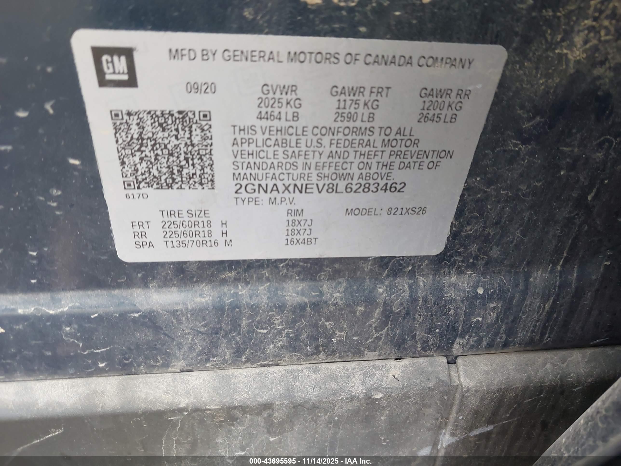 CHEVROLET EQUINOX image 9